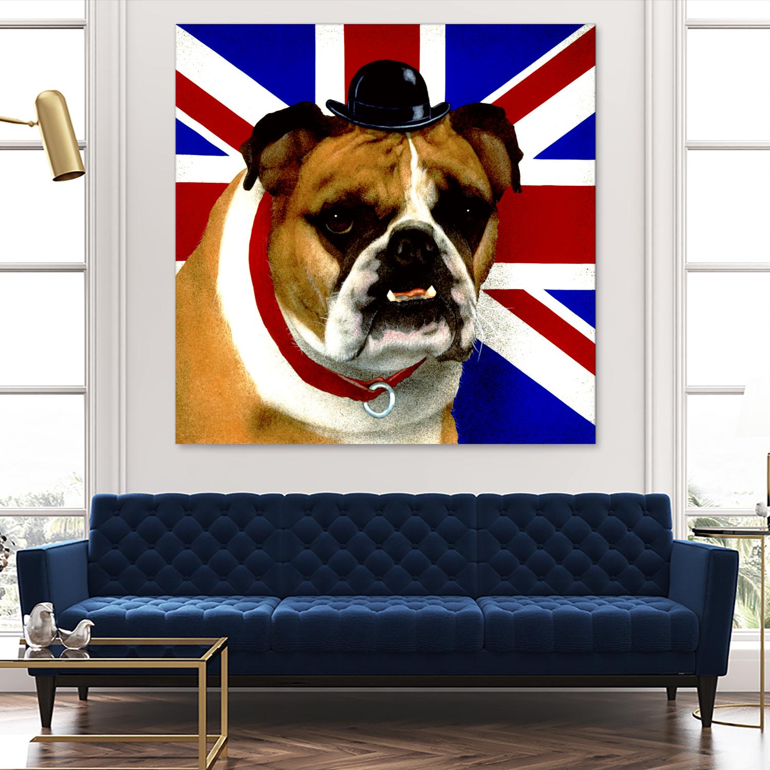 Bully by Will Bullas on GIANT ART - blue animals