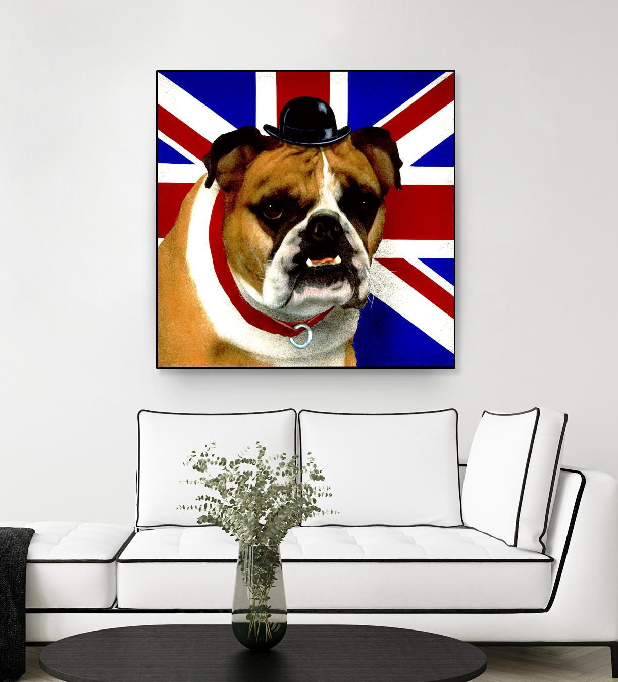 Bully by Will Bullas on GIANT ART - blue animals