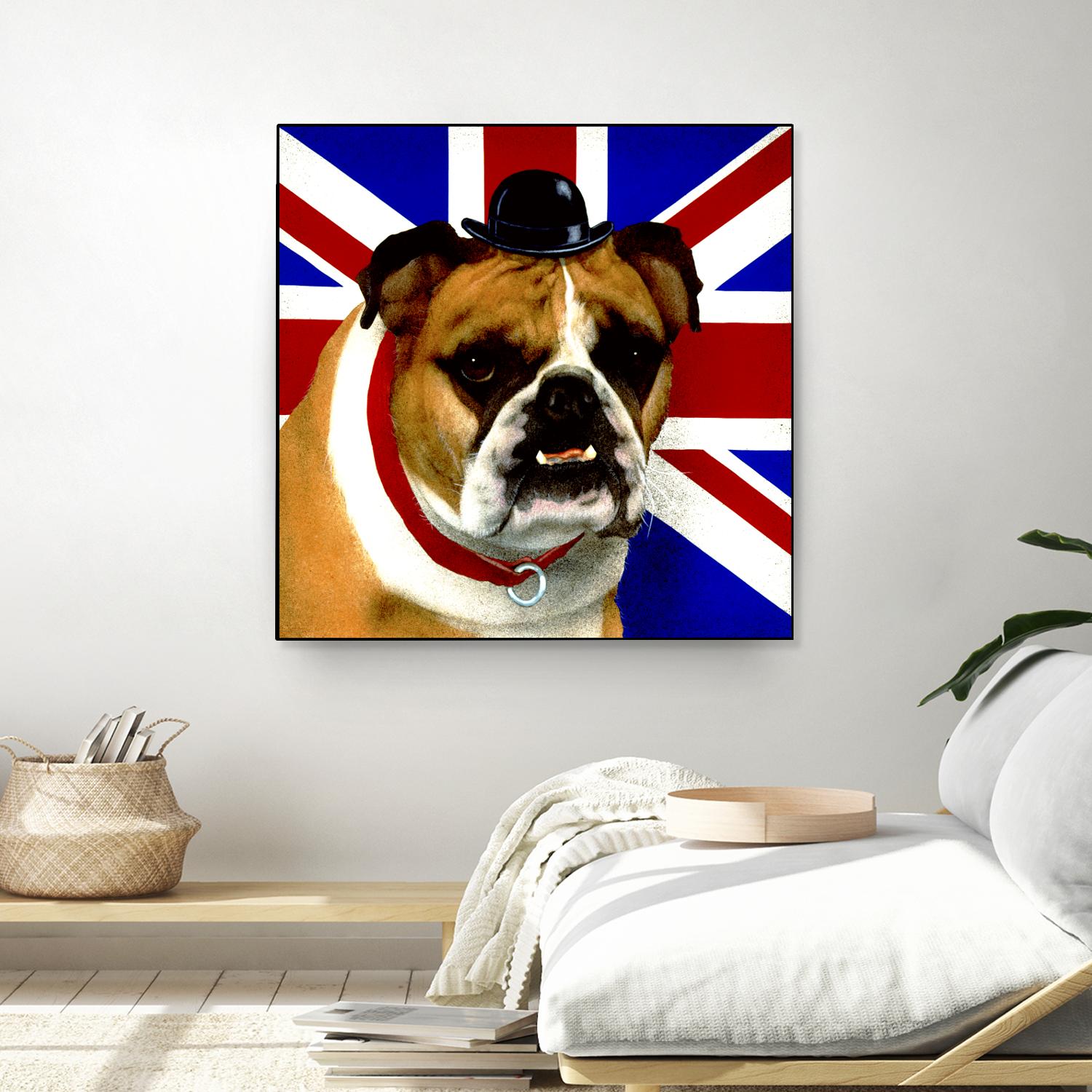 Bully by Will Bullas on GIANT ART - blue animals