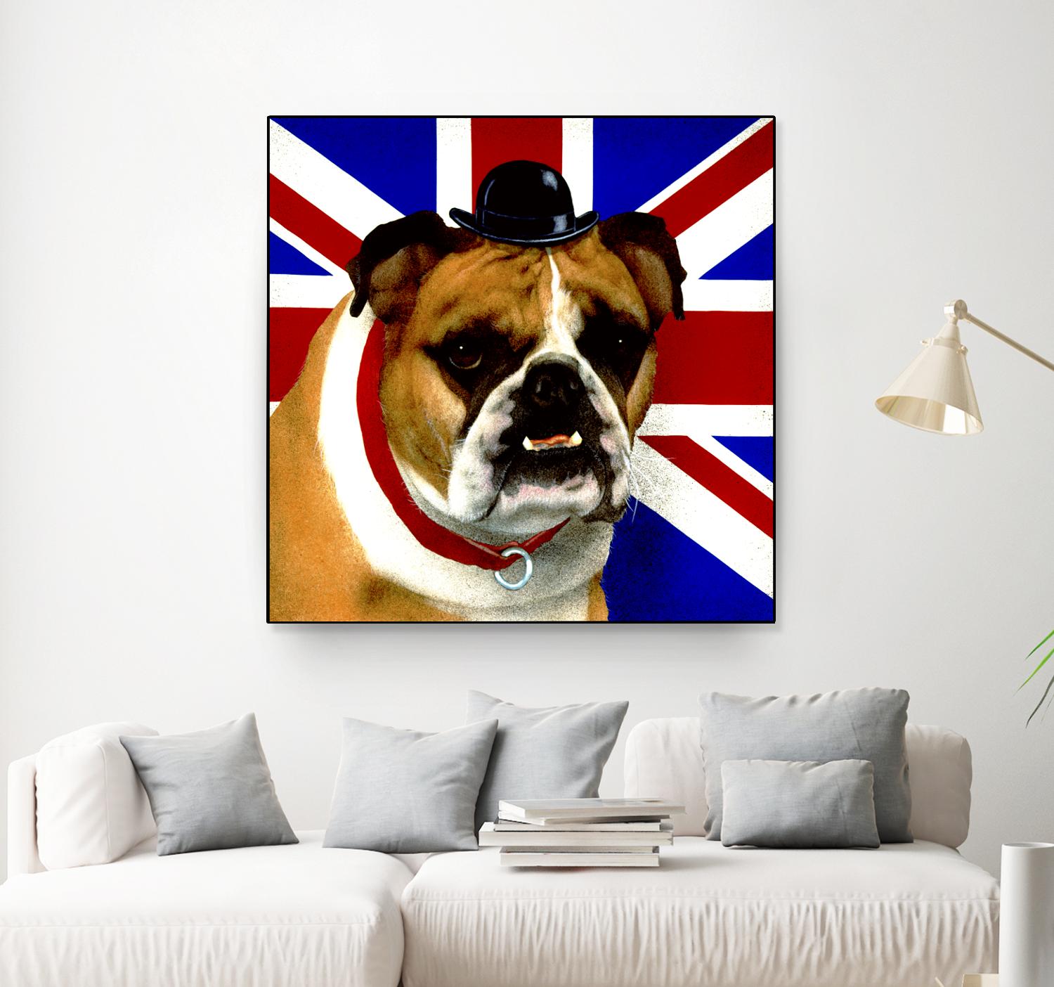 Bully by Will Bullas on GIANT ART - blue animals