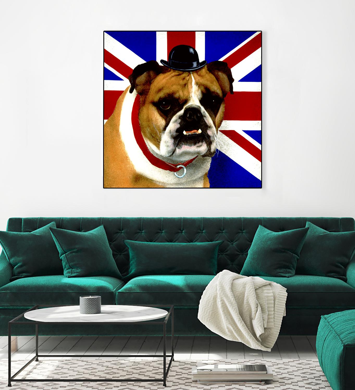 Bully by Will Bullas on GIANT ART - blue animals