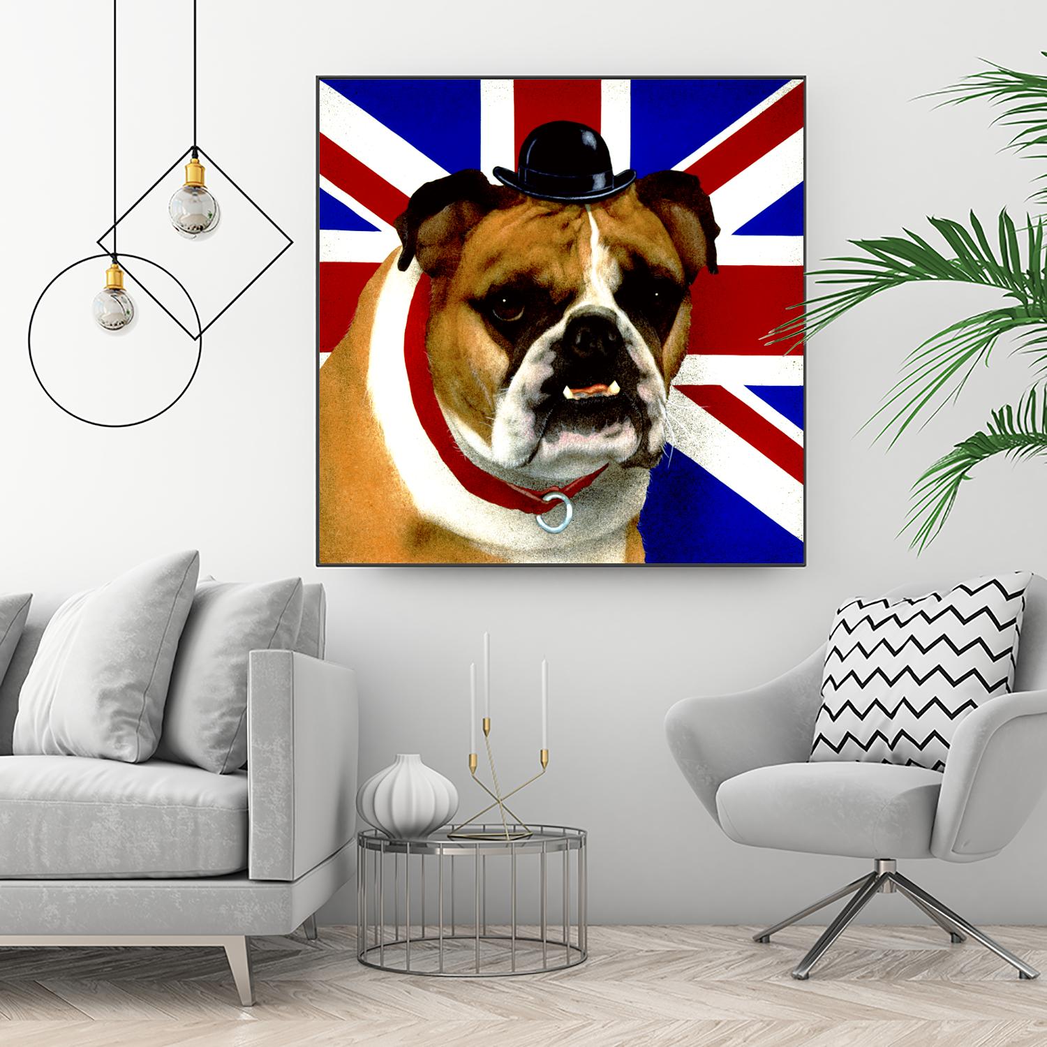 Bully by Will Bullas on GIANT ART - blue animals