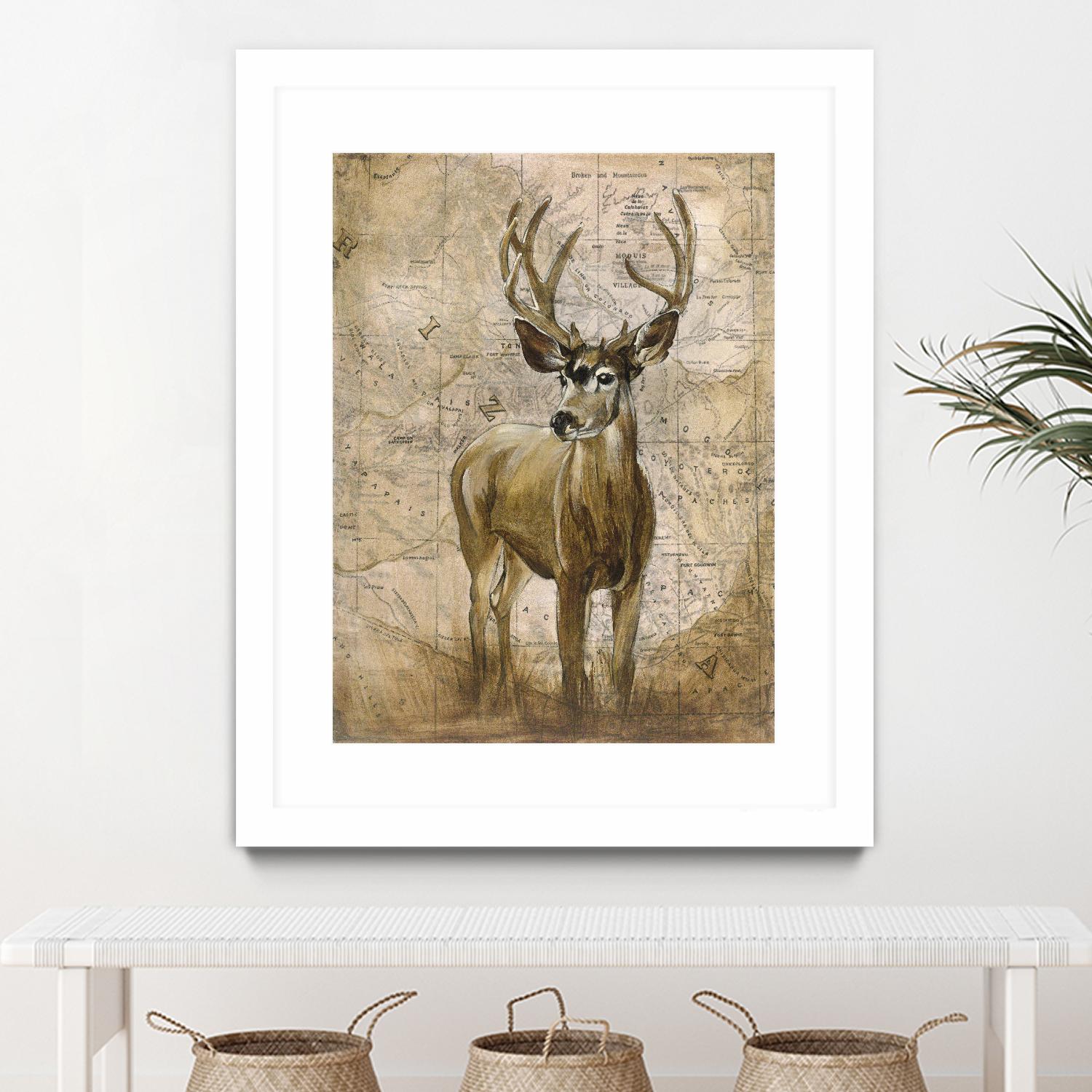 Native Spirit 1 by Elizabeth Hope on GIANT ART - beige animals