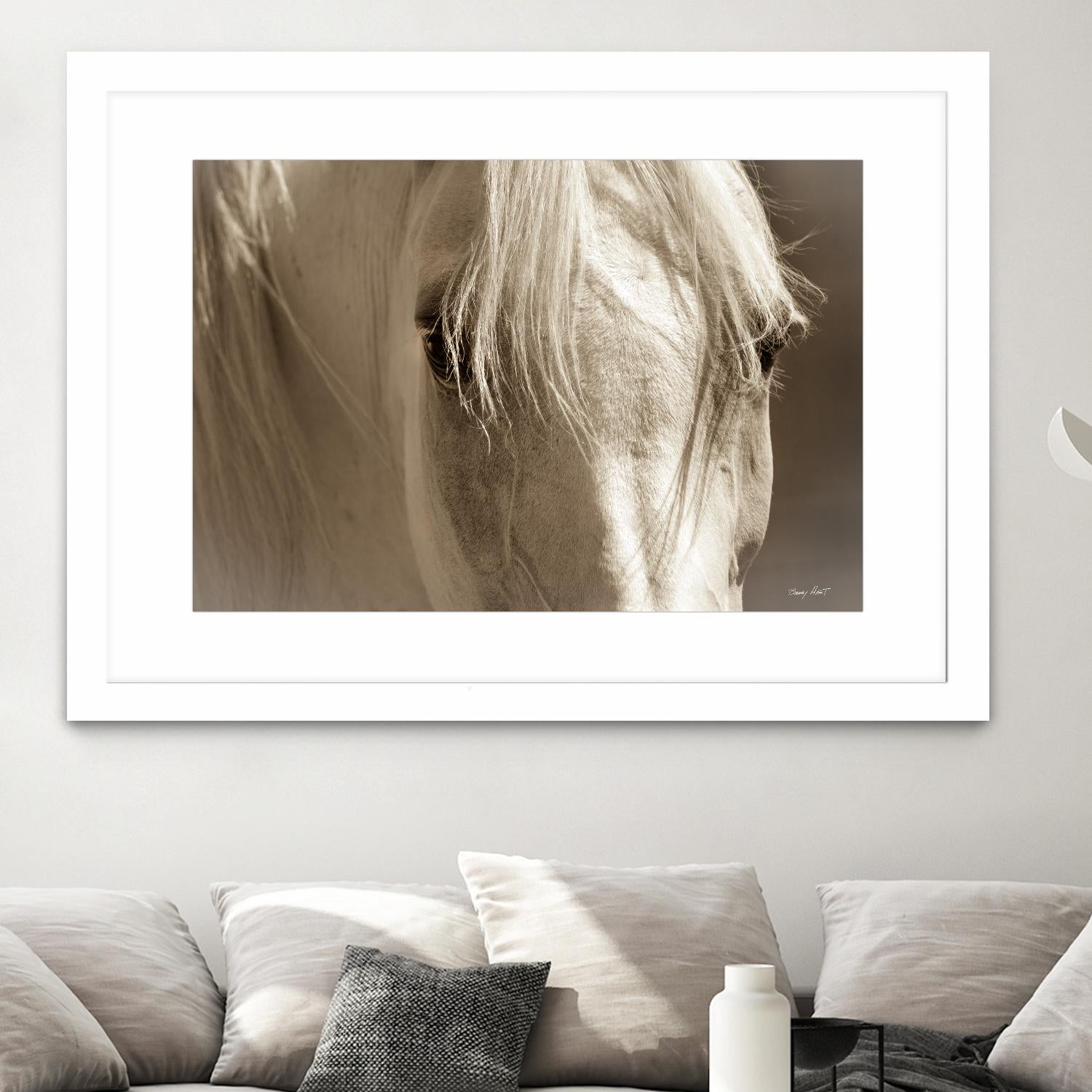 Angel Eyes by Barry Hart on GIANT ART - beige animals