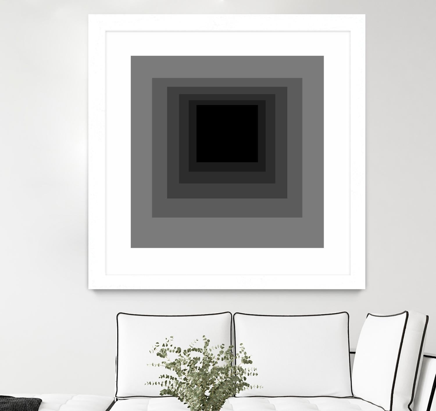 After Josef A by GI ArtLab on GIANT ART - grey abstract