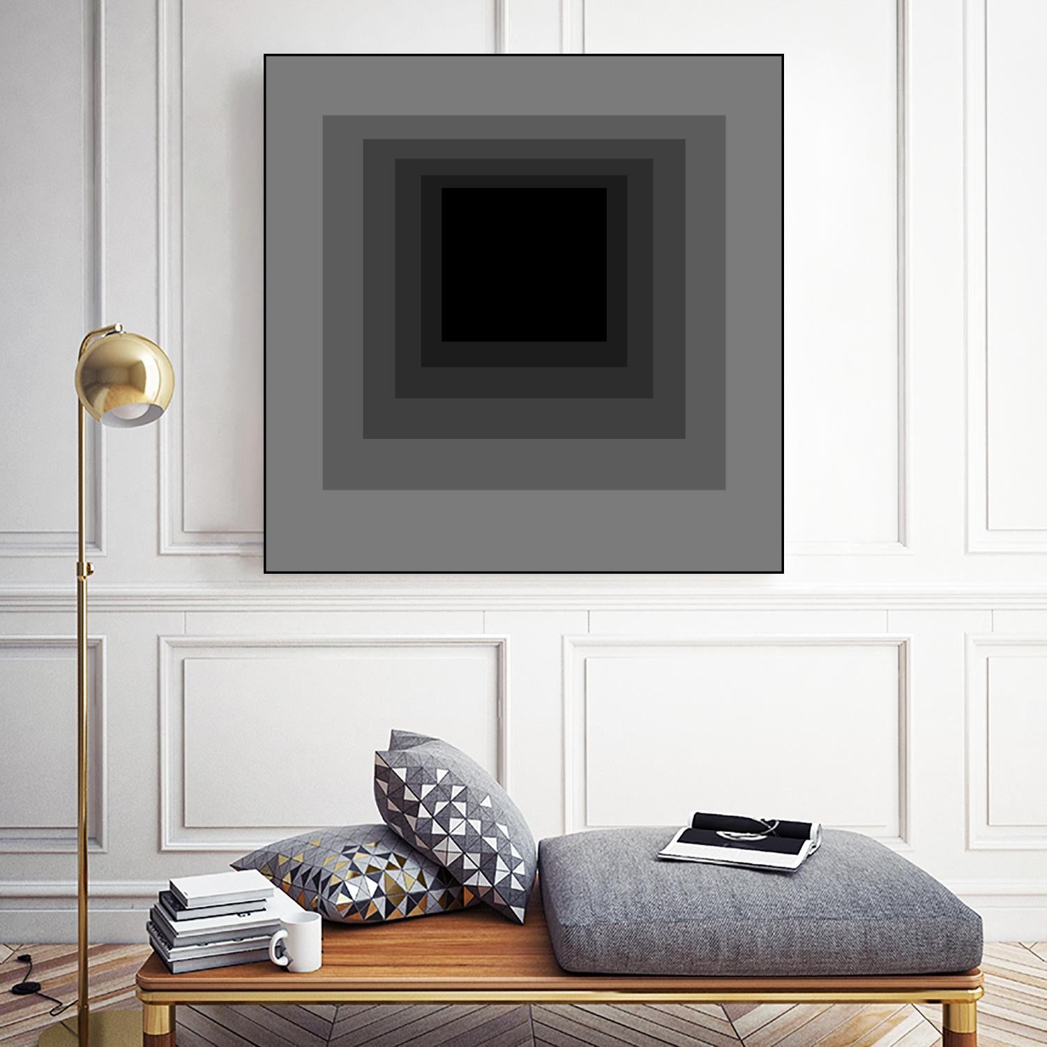 After Josef A by GI ArtLab on GIANT ART - grey abstract