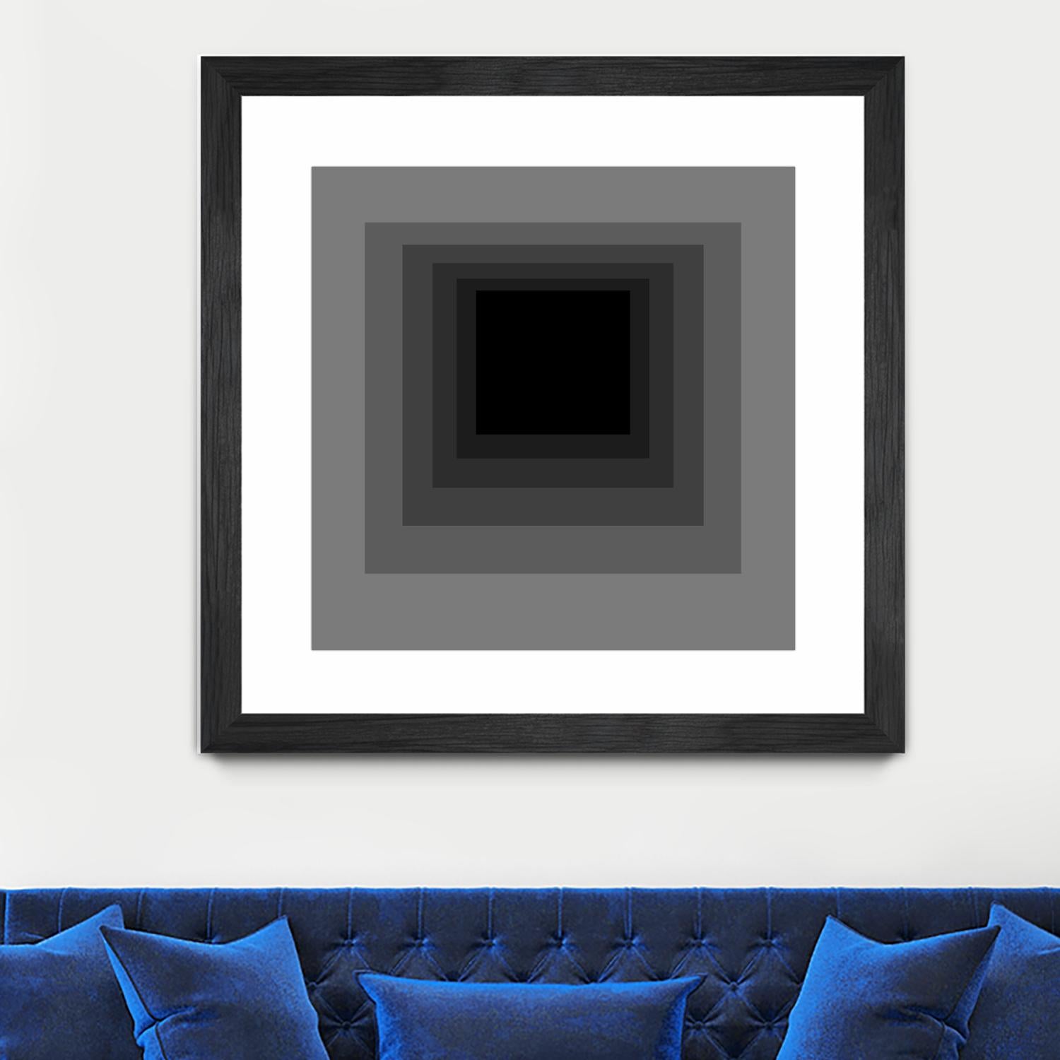 After Josef A by GI ArtLab on GIANT ART - grey abstract