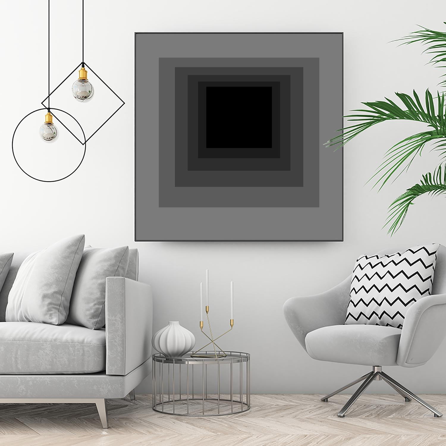 After Josef A by GI ArtLab on GIANT ART - grey abstract