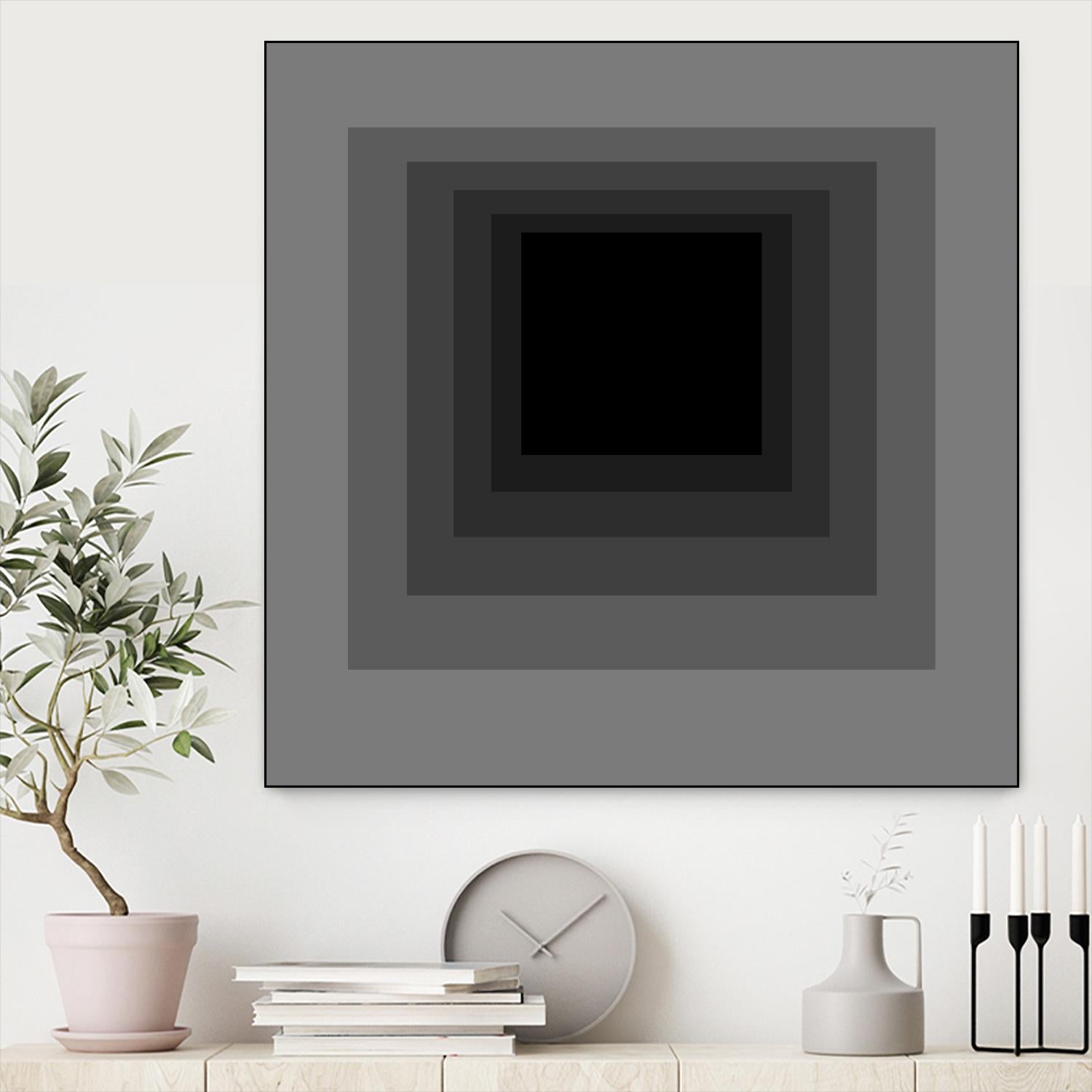 After Josef A by GI ArtLab on GIANT ART - grey abstract