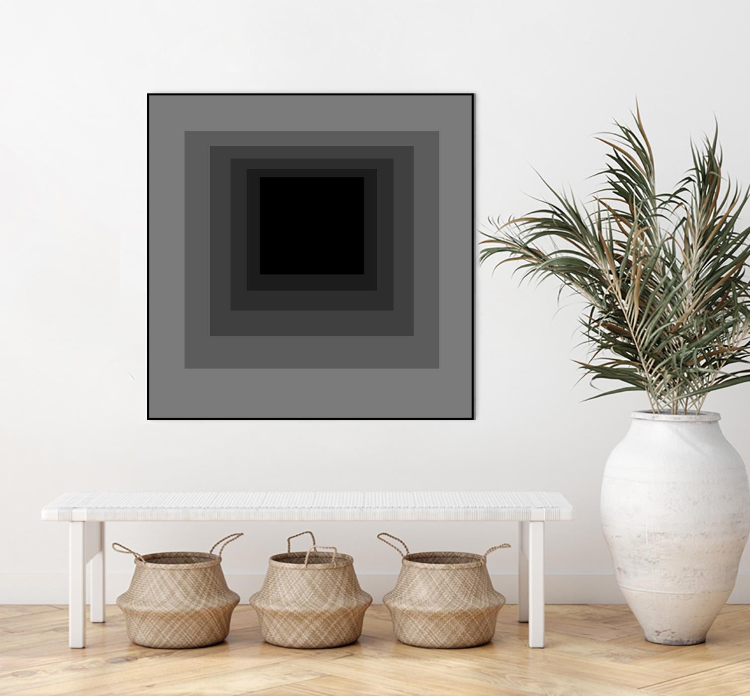 After Josef A by GI ArtLab on GIANT ART - grey abstract