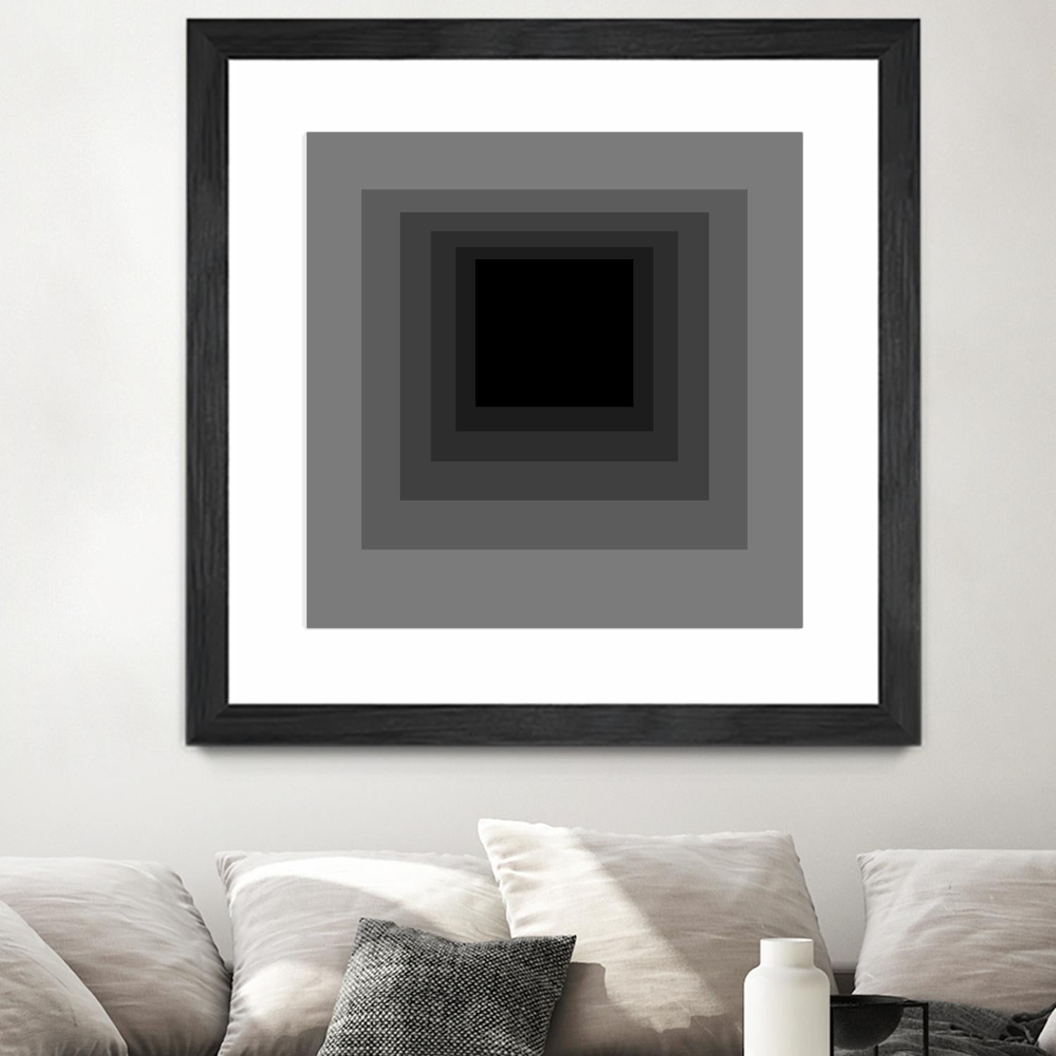 After Josef A by GI ArtLab on GIANT ART - grey abstract