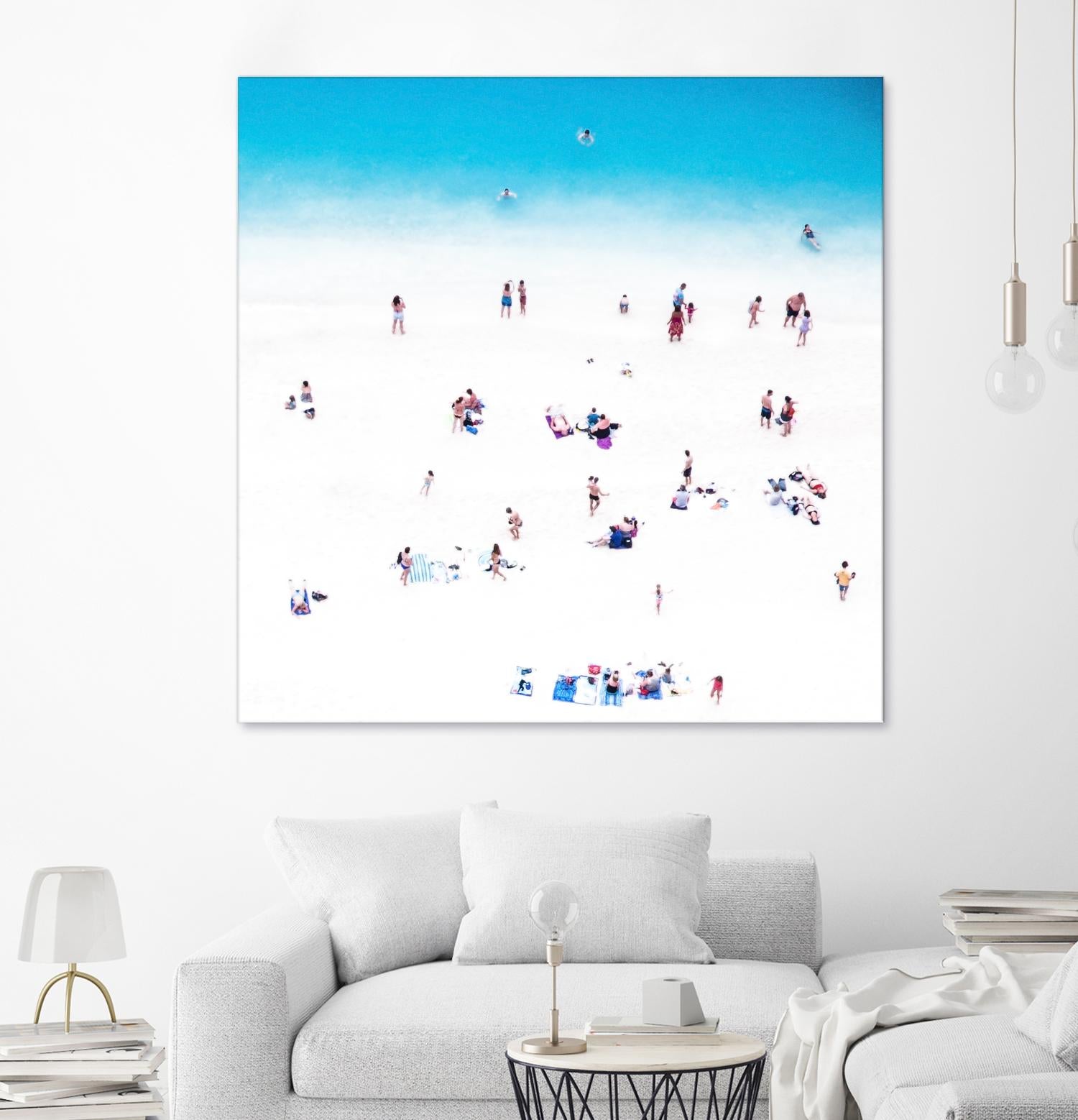 Whitewashed Beach B by THE Studio on GIANT ART - blue everyday life