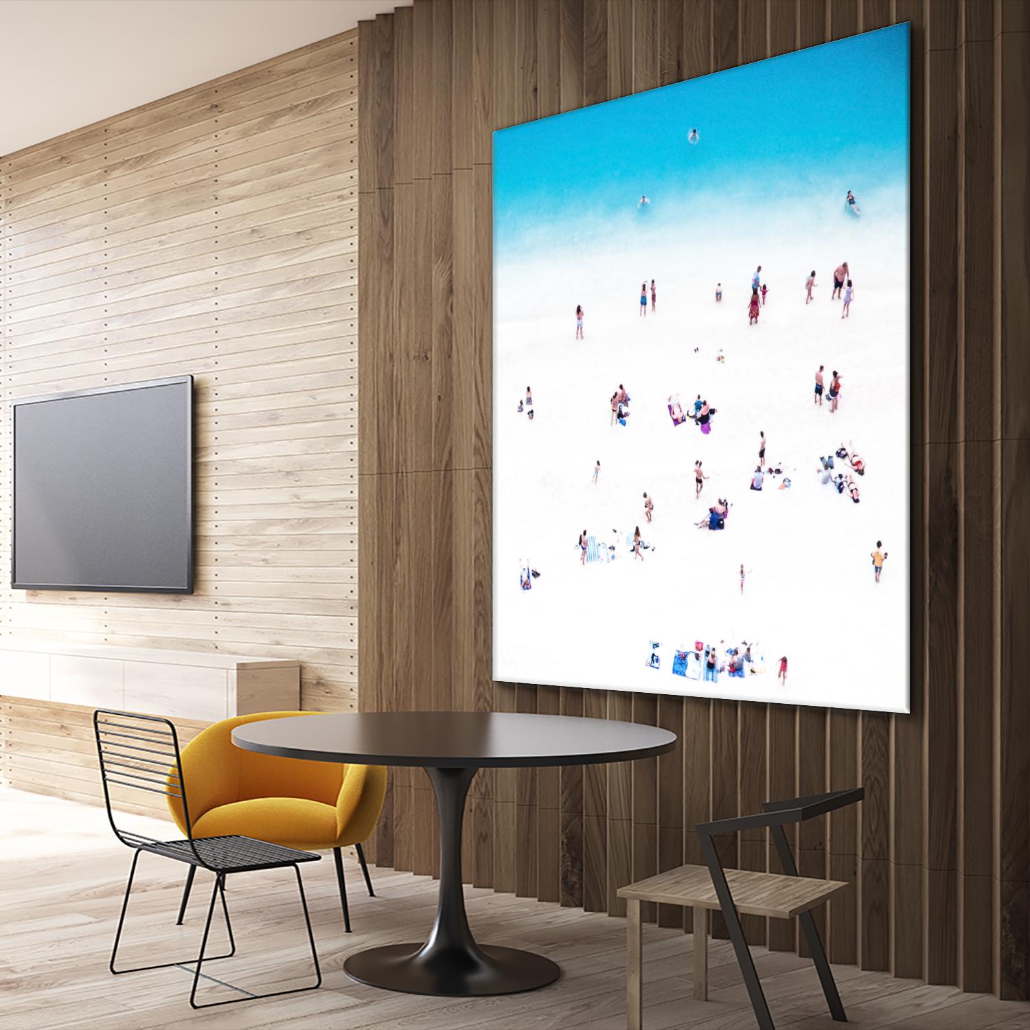 Whitewashed Beach B by THE Studio on GIANT ART - blue everyday life