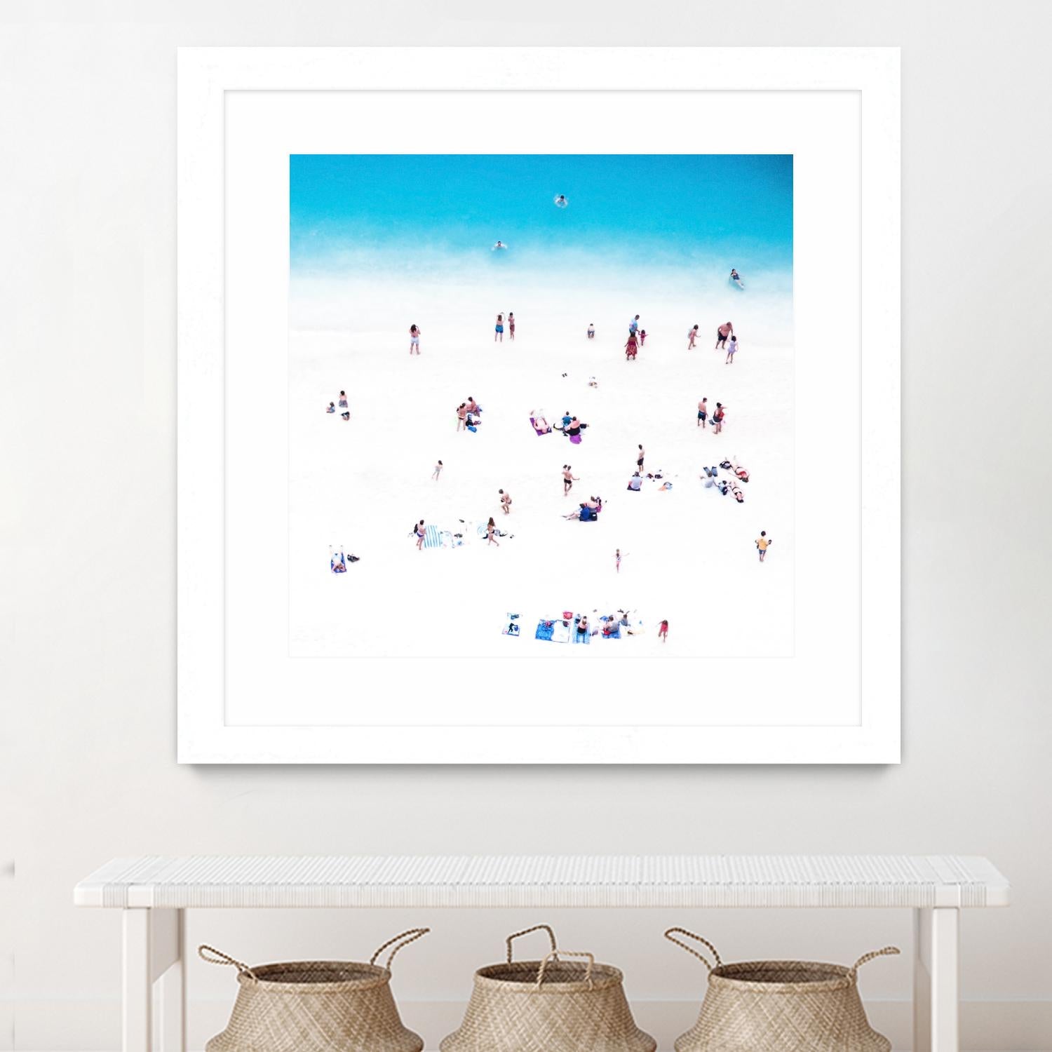 Whitewashed Beach B by THE Studio on GIANT ART - blue everyday life