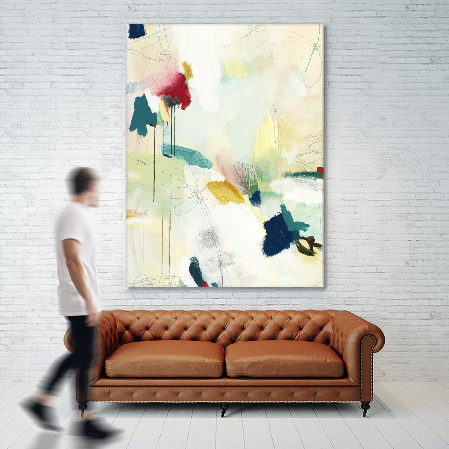 Medley 2 by Kyle Goderwis on GIANT ART - blue abstract