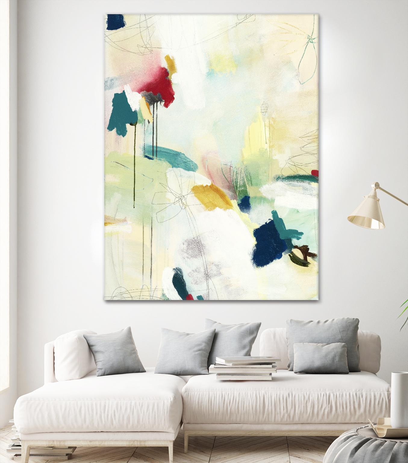 Medley 2 by Kyle Goderwis on GIANT ART - blue abstract