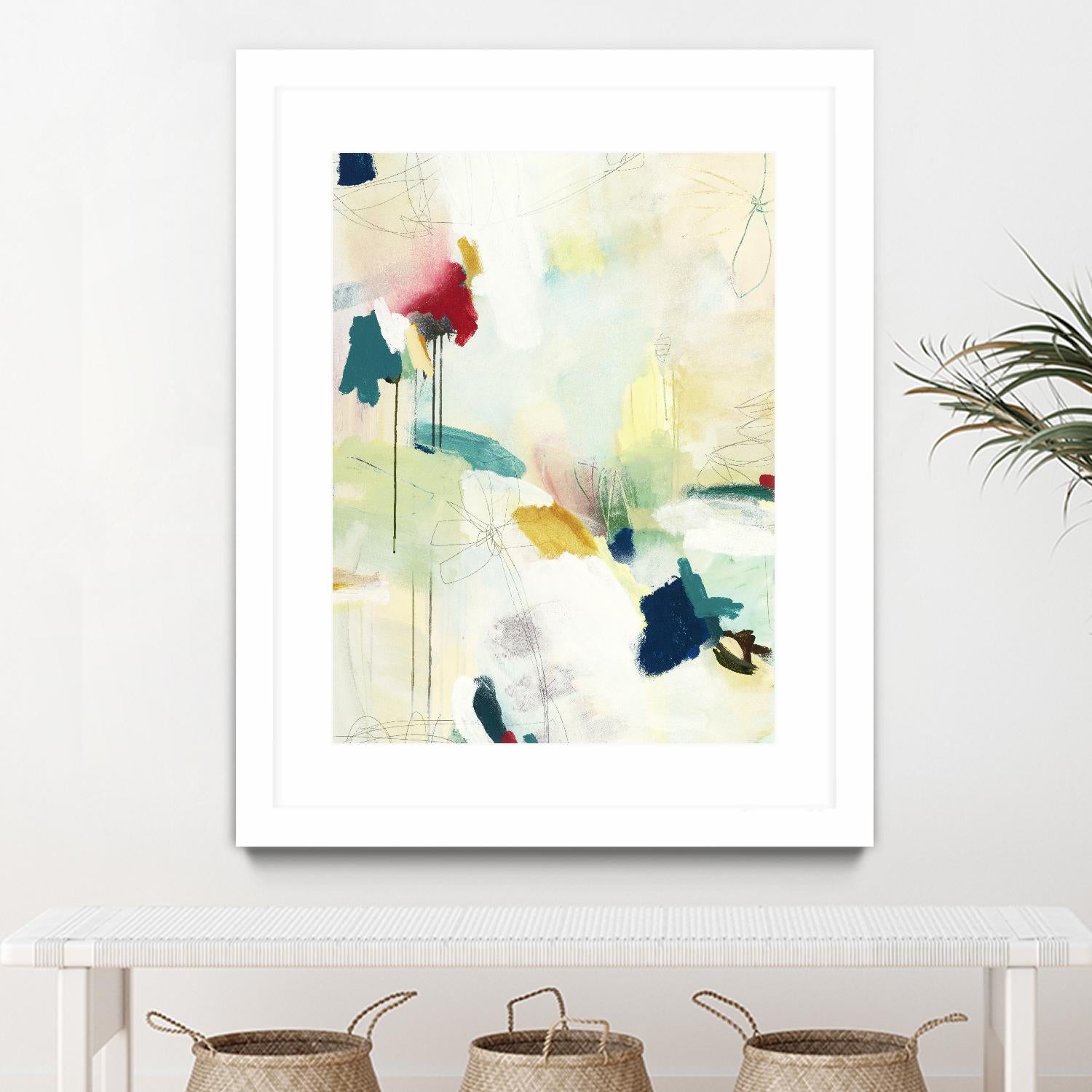 Medley 2 by Kyle Goderwis on GIANT ART - blue abstract