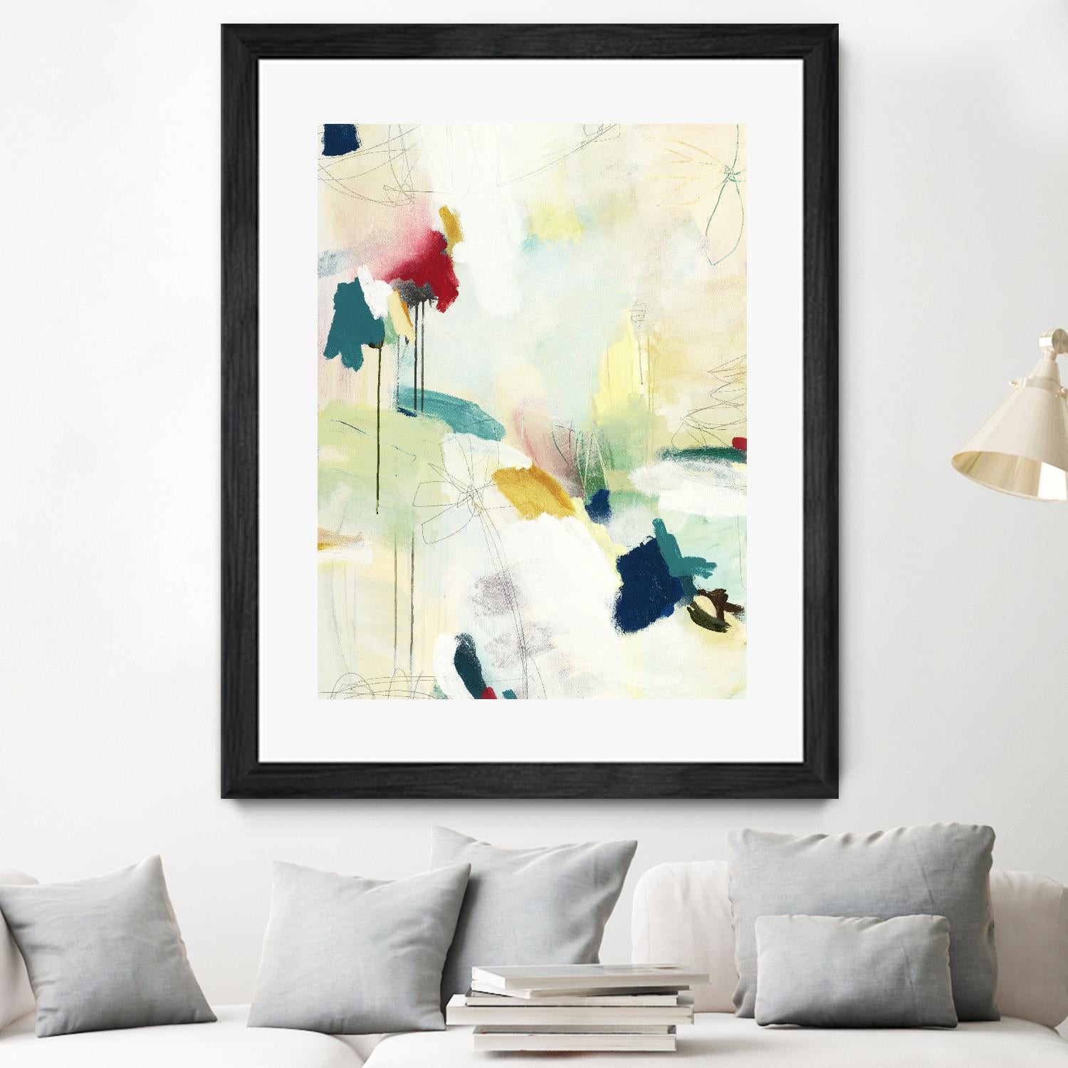 Medley 2 by Kyle Goderwis on GIANT ART - blue abstract