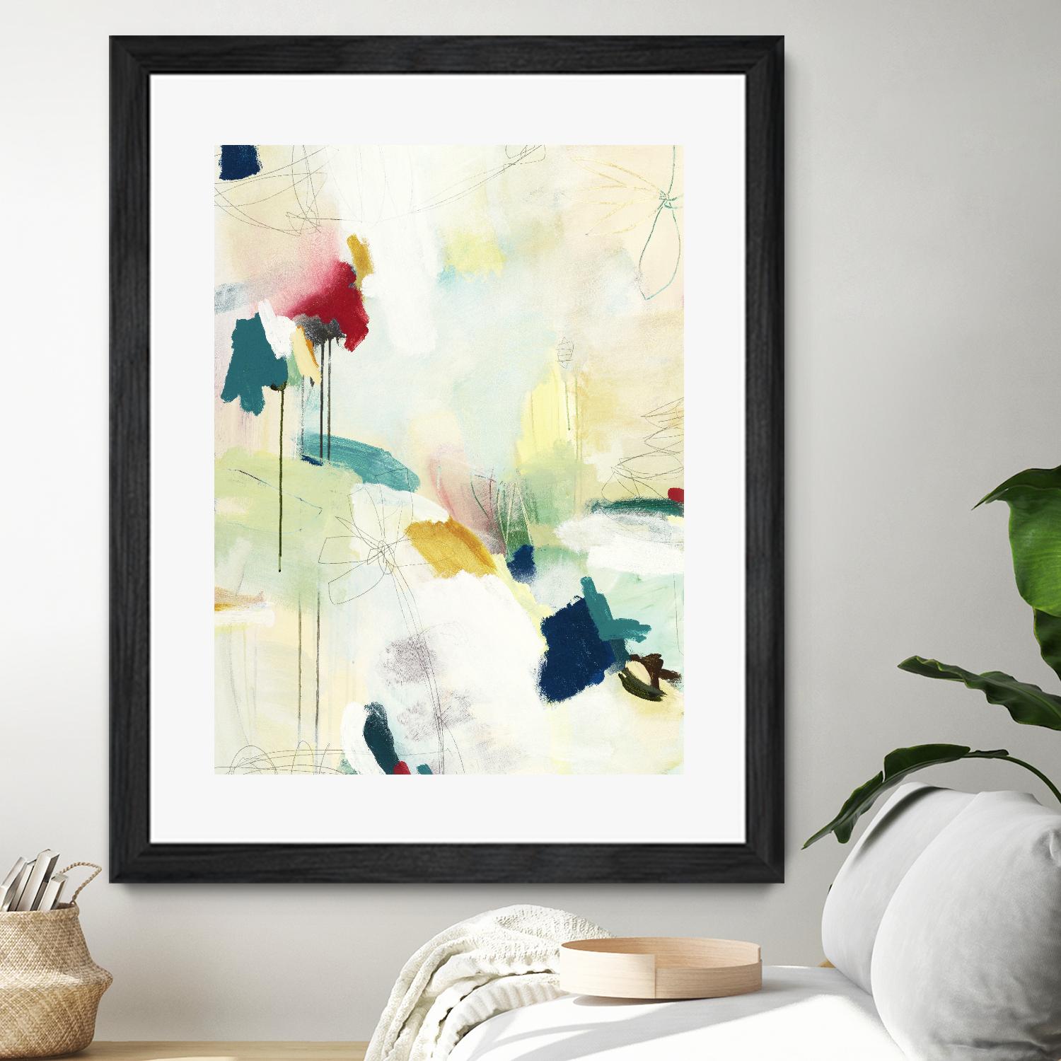 Medley 2 by Kyle Goderwis on GIANT ART - blue abstract