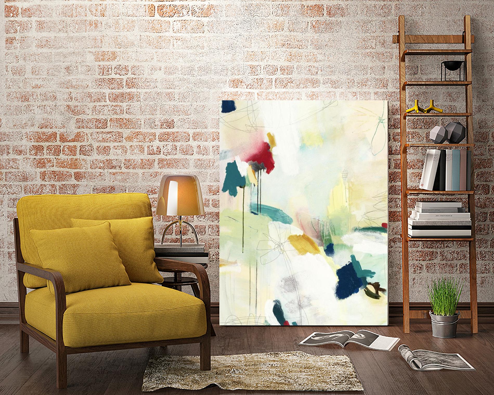 Medley 2 by Kyle Goderwis on GIANT ART - blue abstract