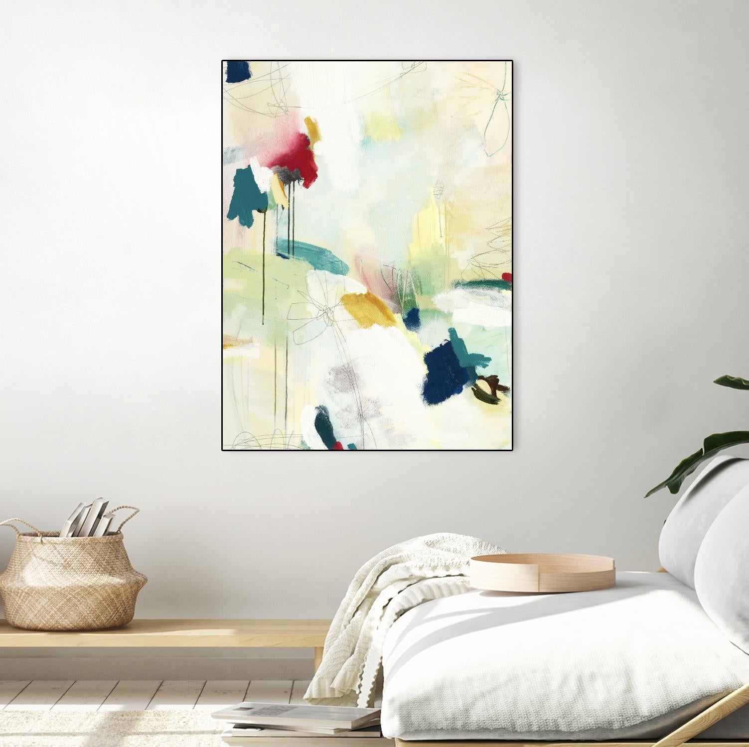 Medley 2 by Kyle Goderwis on GIANT ART - blue abstract