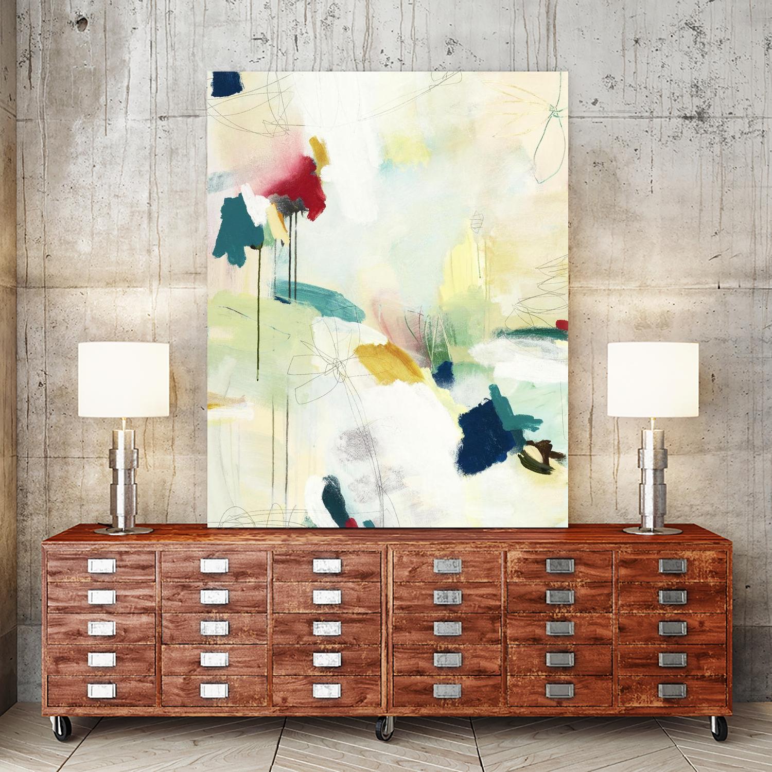 Medley 2 by Kyle Goderwis on GIANT ART - blue abstract