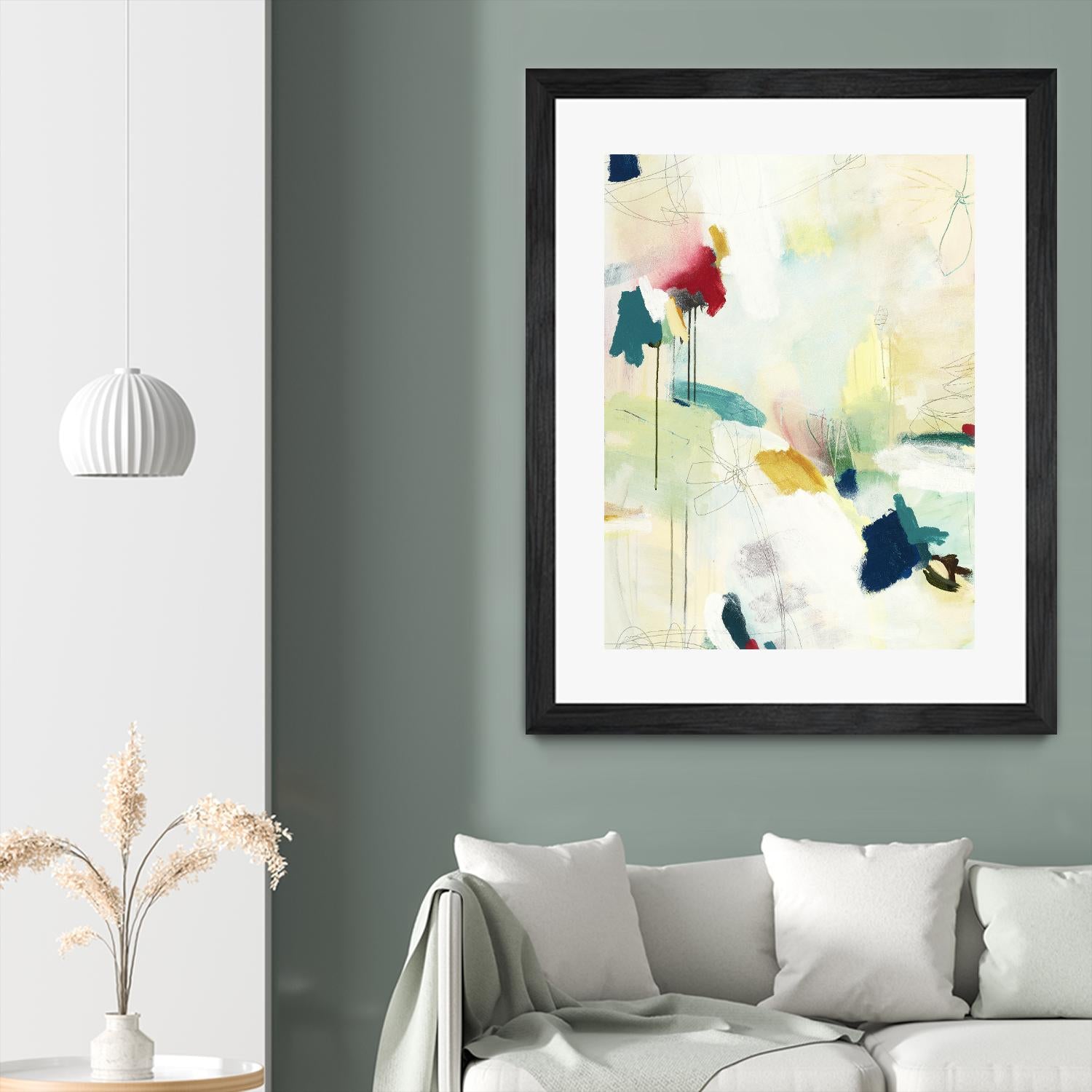 Medley 2 by Kyle Goderwis on GIANT ART - blue abstract