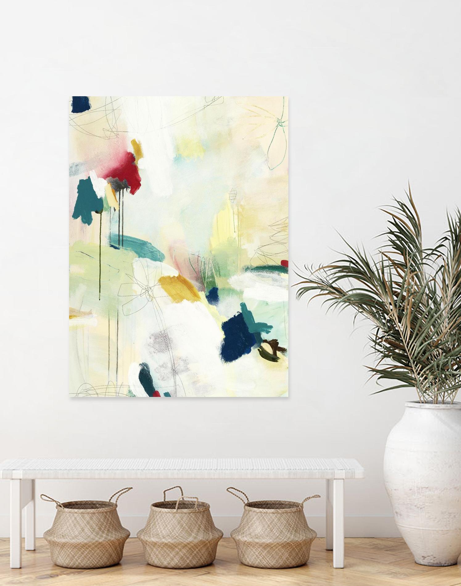 Medley 2 by Kyle Goderwis on GIANT ART - blue abstract