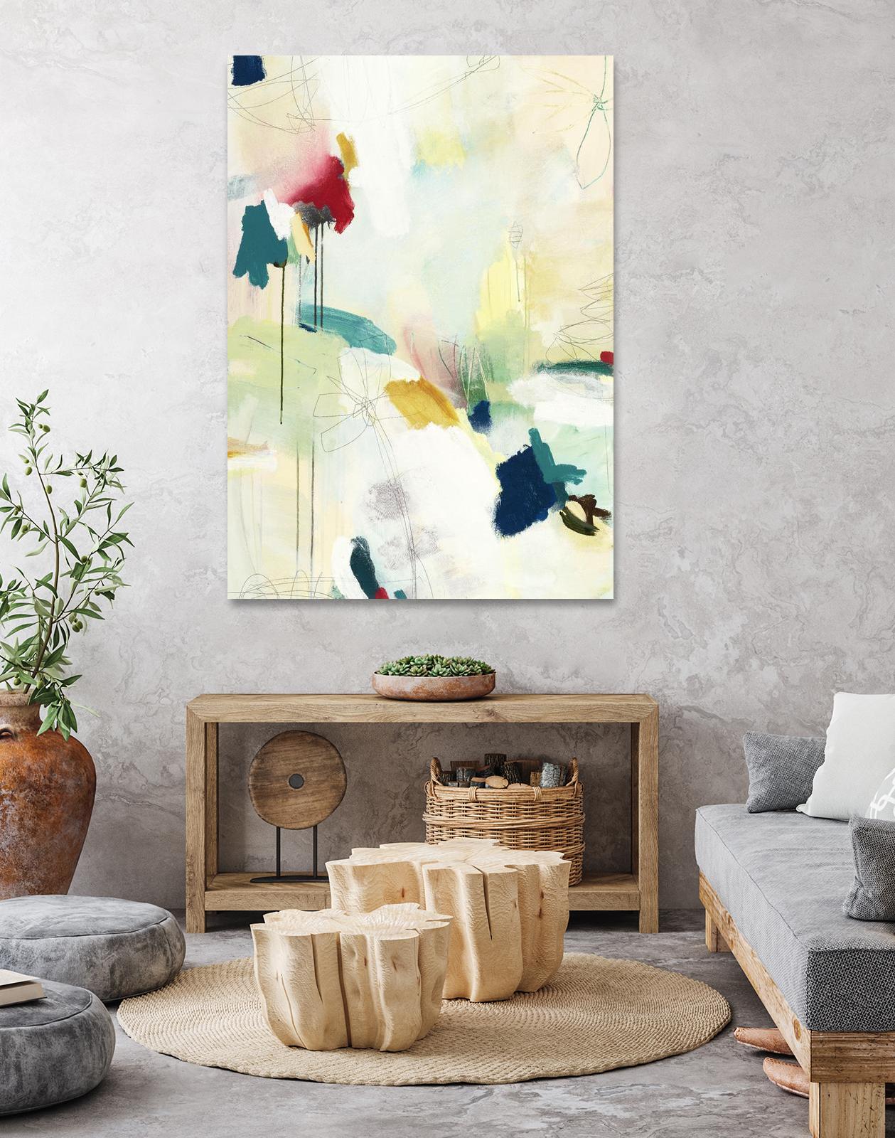 Medley 2 by Kyle Goderwis on GIANT ART - blue abstract