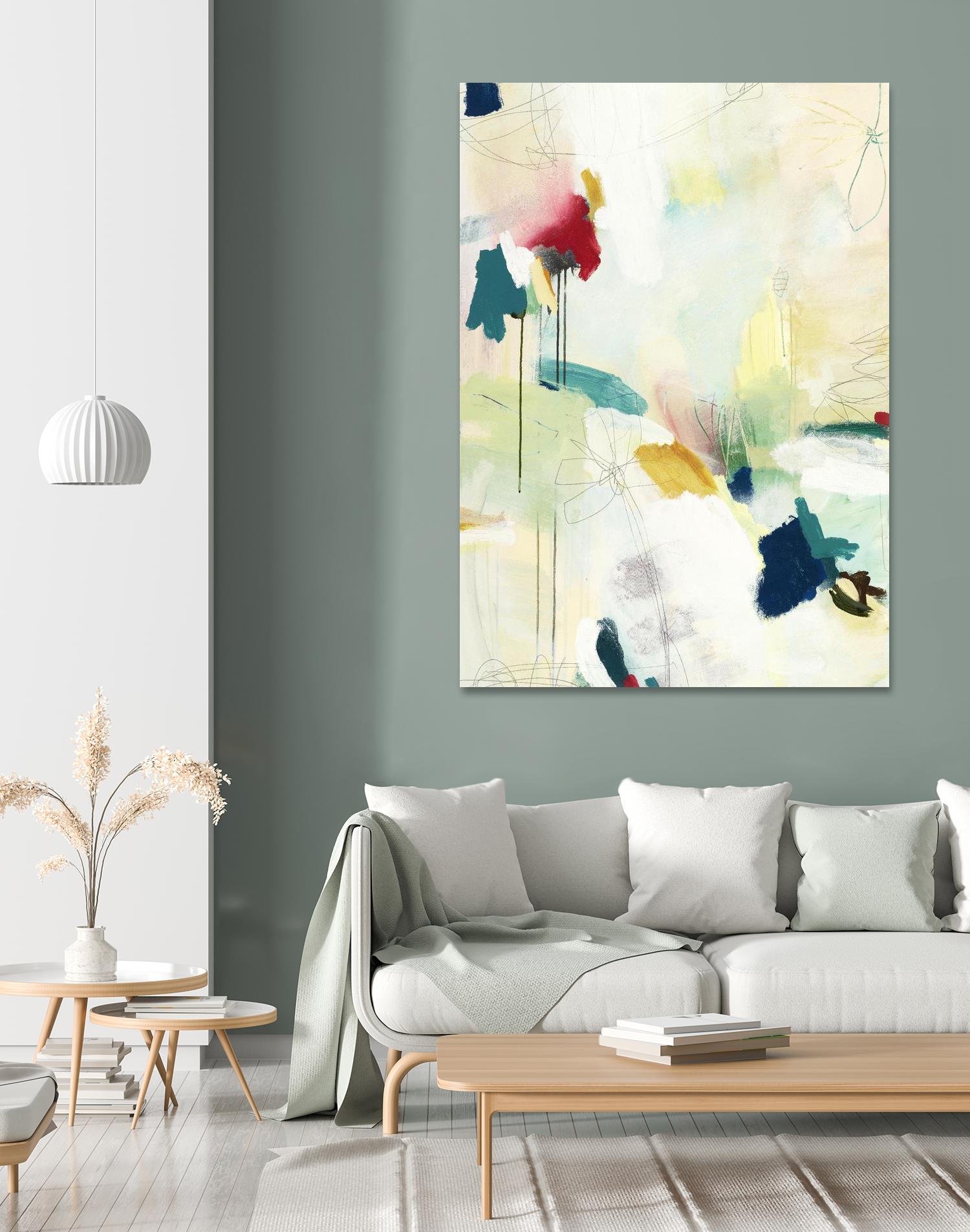 Medley 2 by Kyle Goderwis on GIANT ART - blue abstract