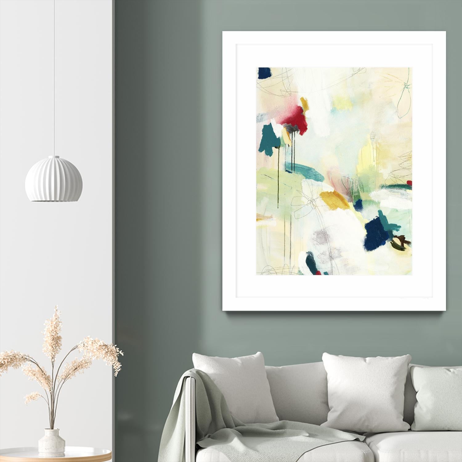 Medley 2 by Kyle Goderwis on GIANT ART - blue abstract