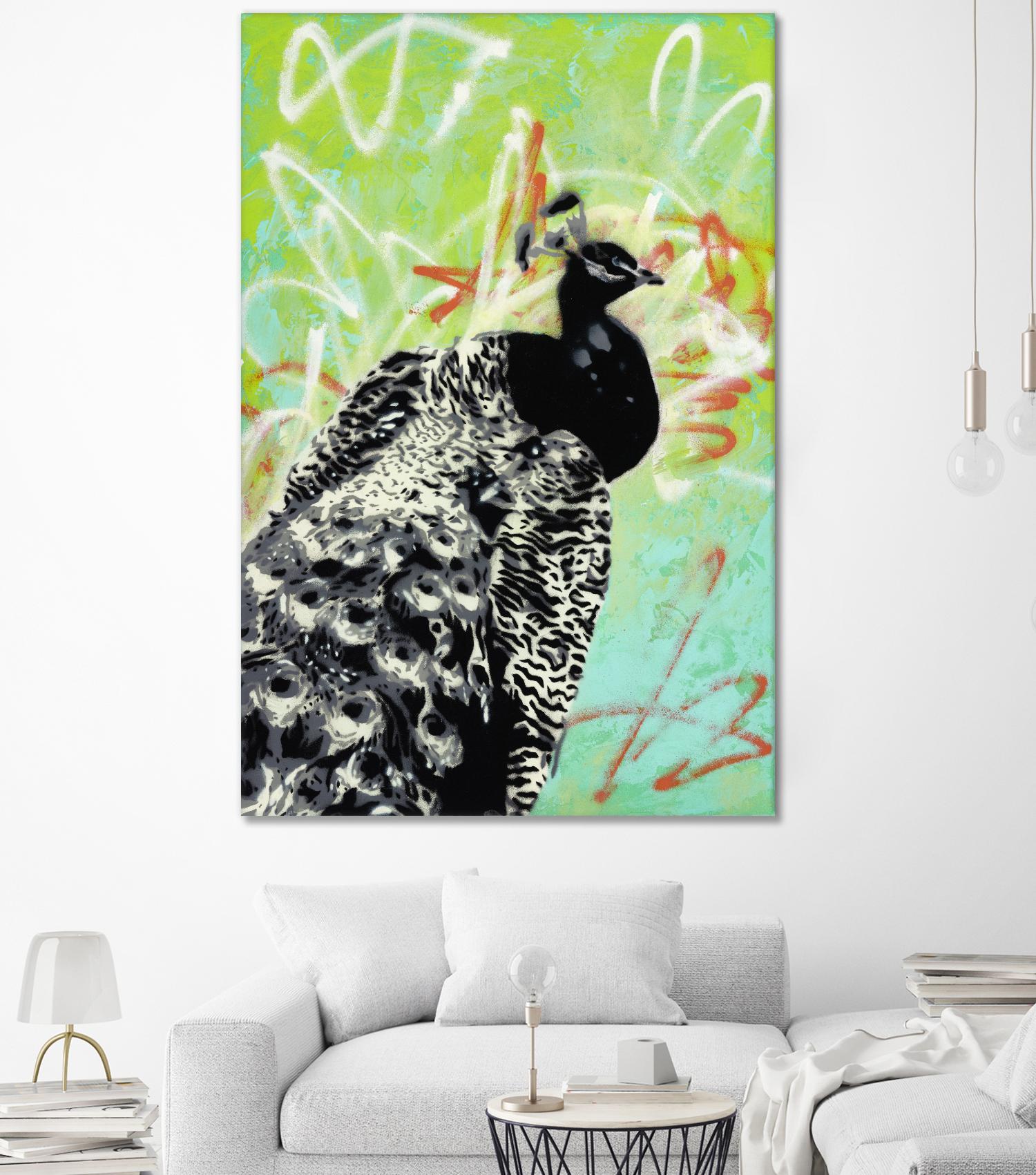 Peacock by Urban Soule on GIANT ART - blue animals