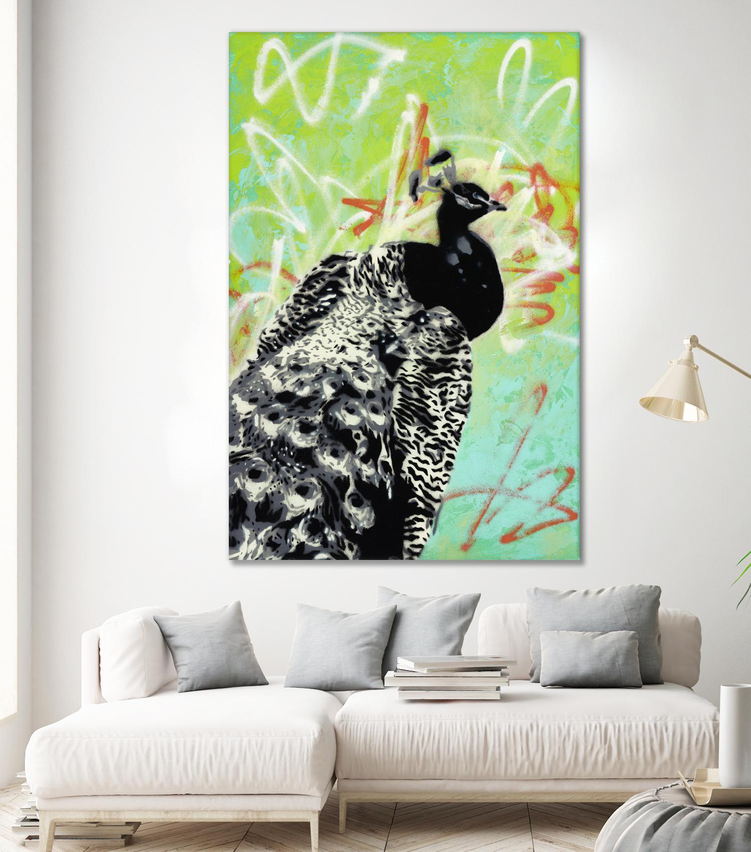 Peacock by Urban Soule on GIANT ART - blue animals