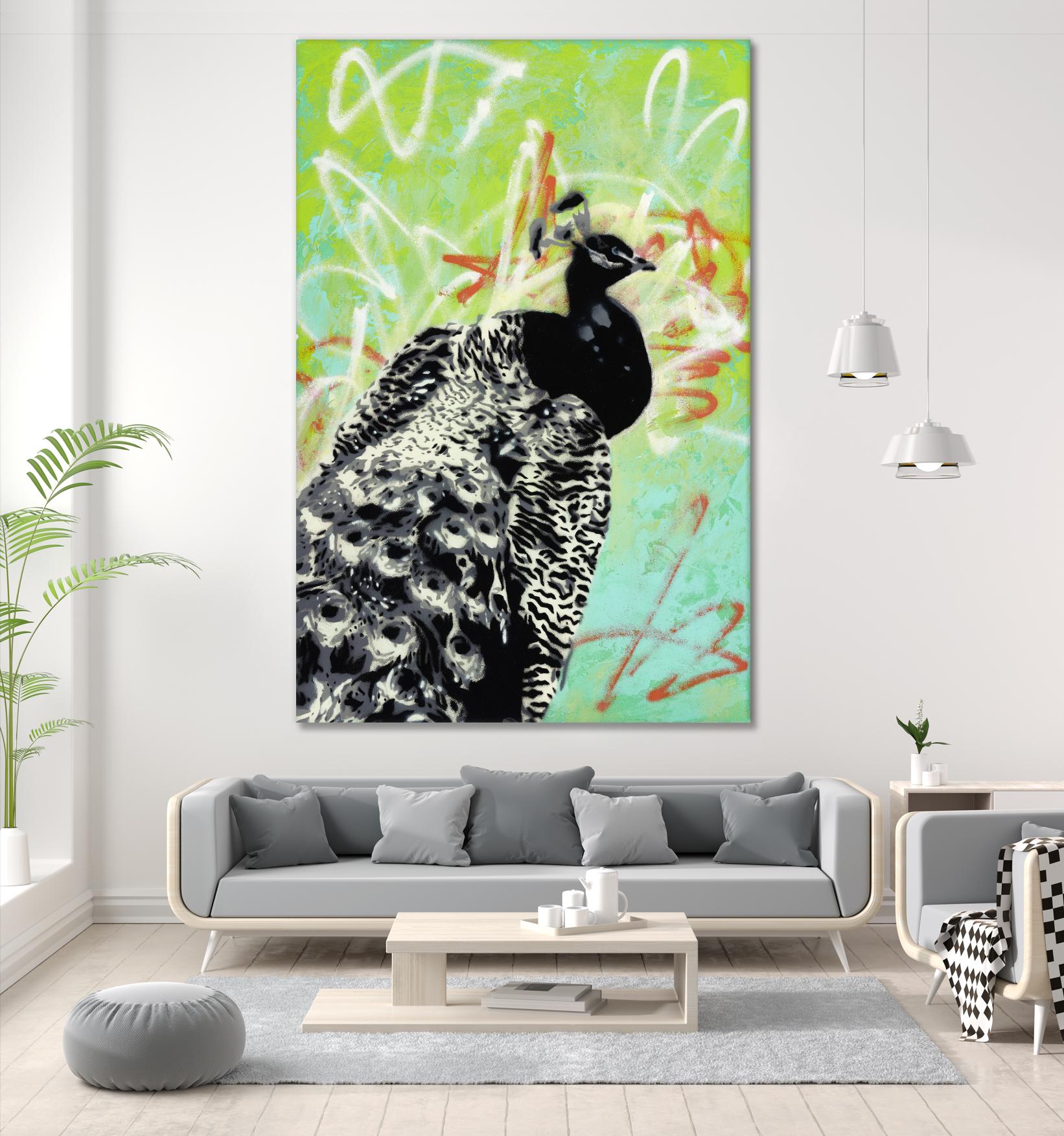 Peacock by Urban Soule on GIANT ART - blue animals