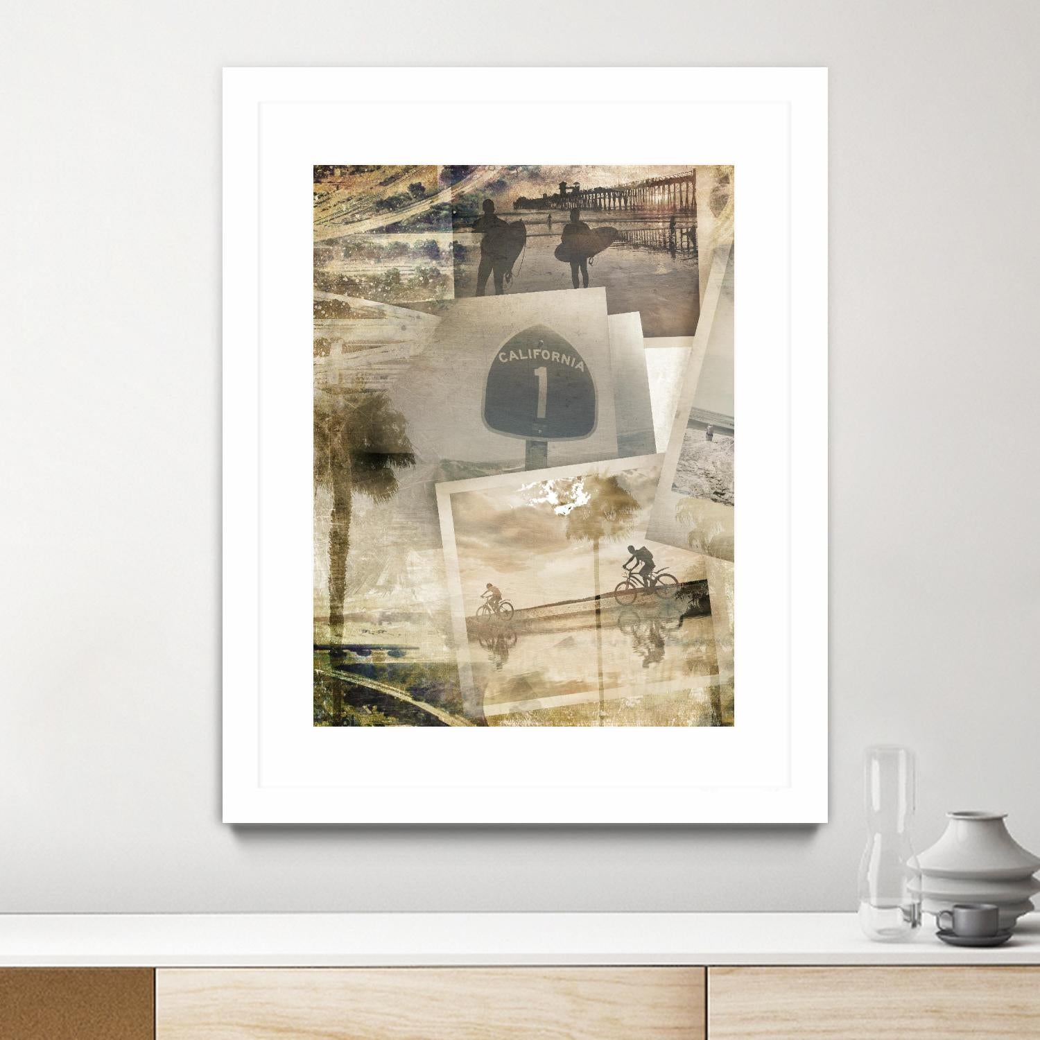 Los Angeles Polaroid C by SEA Studio on GIANT ART - beige cityscapes & streets color photography