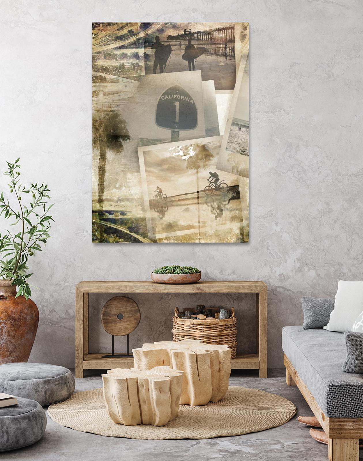 Los Angeles Polaroid C by SEA Studio on GIANT ART - beige cityscapes & streets color photography