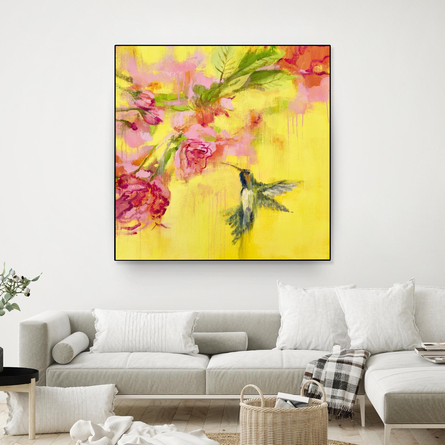 Hummingbird 1 by PN Studio on GIANT ART - green animals bird