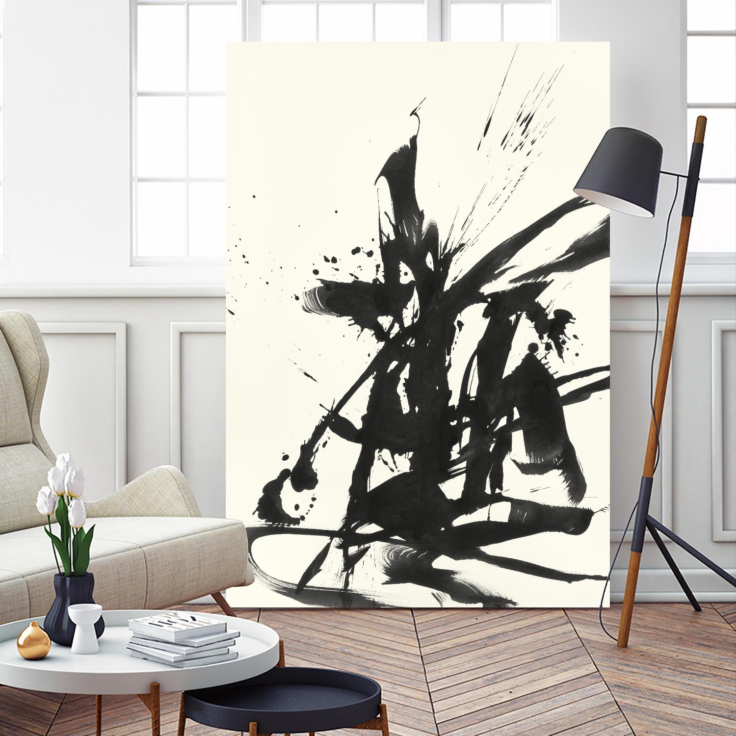 Marked 1 by Paul Ngo on GIANT ART - black abstract