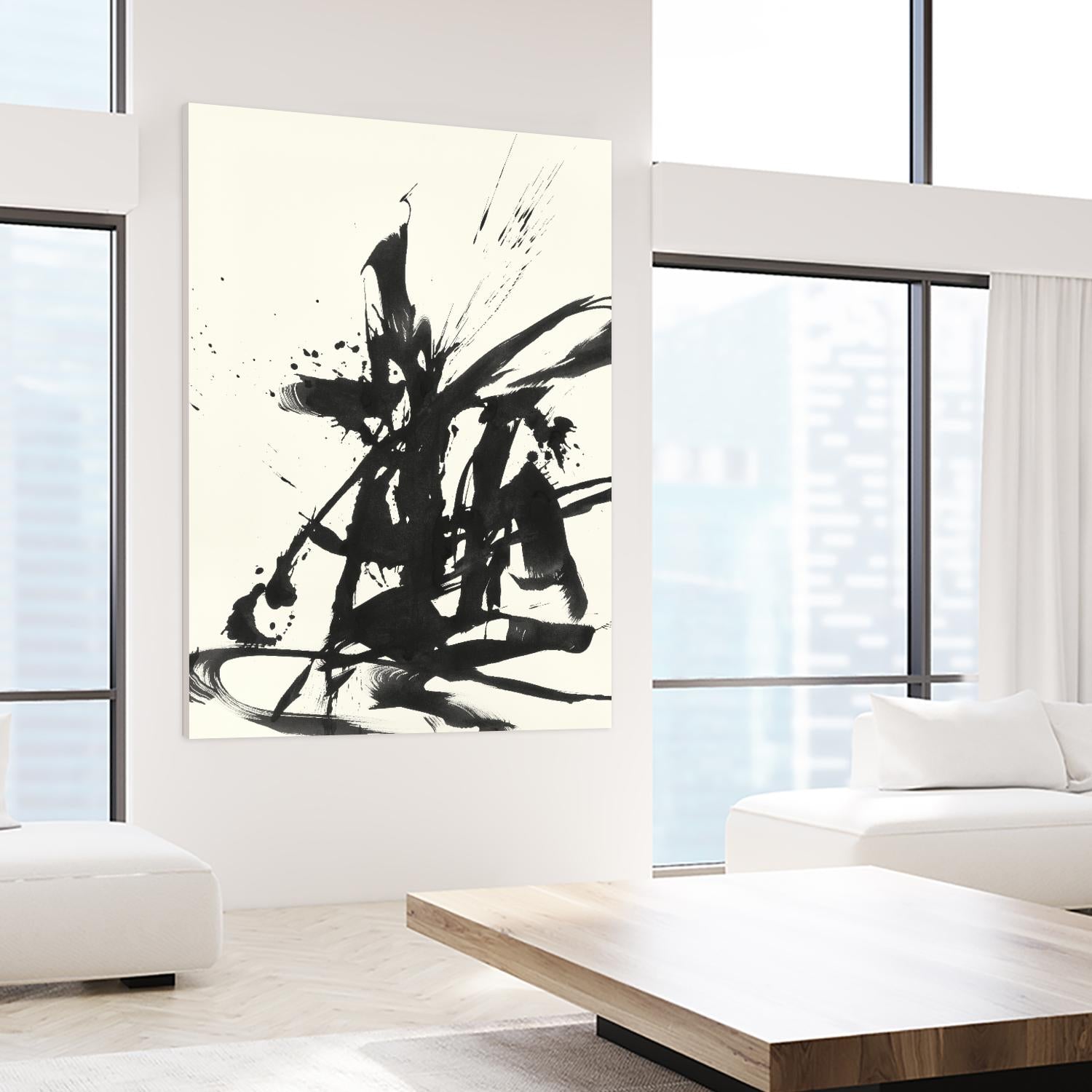 Marked 1 by Paul Ngo on GIANT ART - black abstract