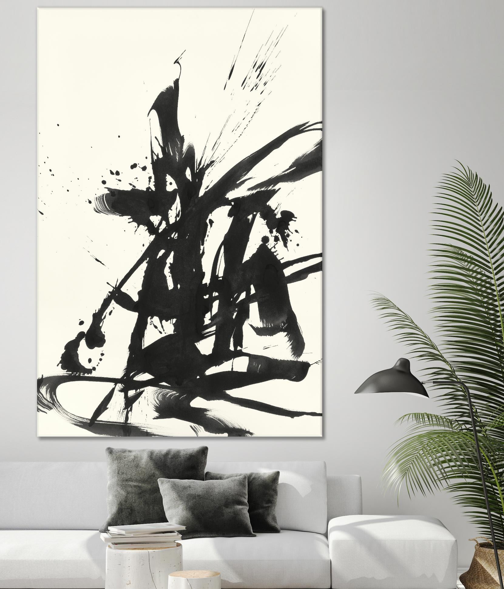 Marked 1 by Paul Ngo on GIANT ART - black abstract