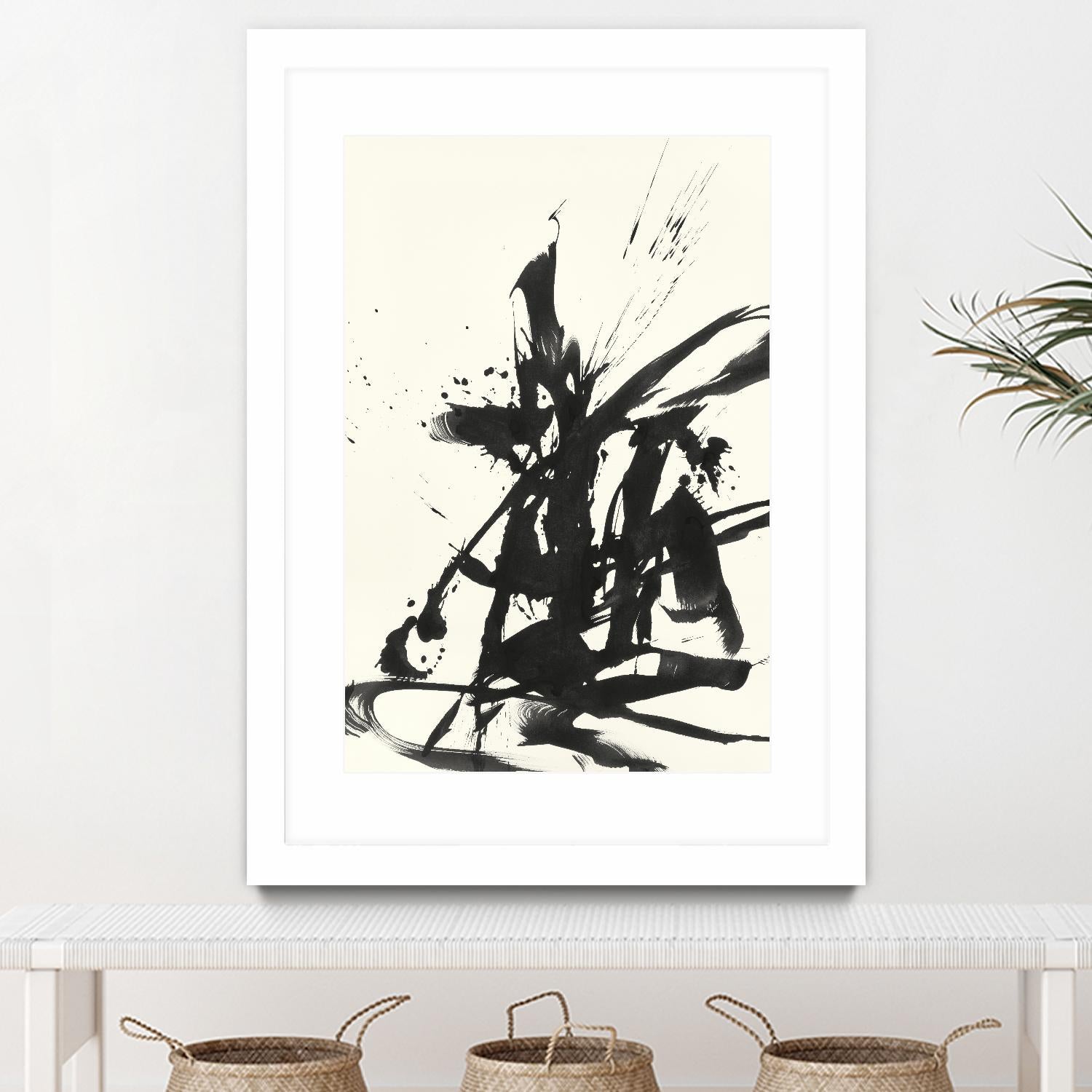 Marked 1 by Paul Ngo on GIANT ART - white black & white