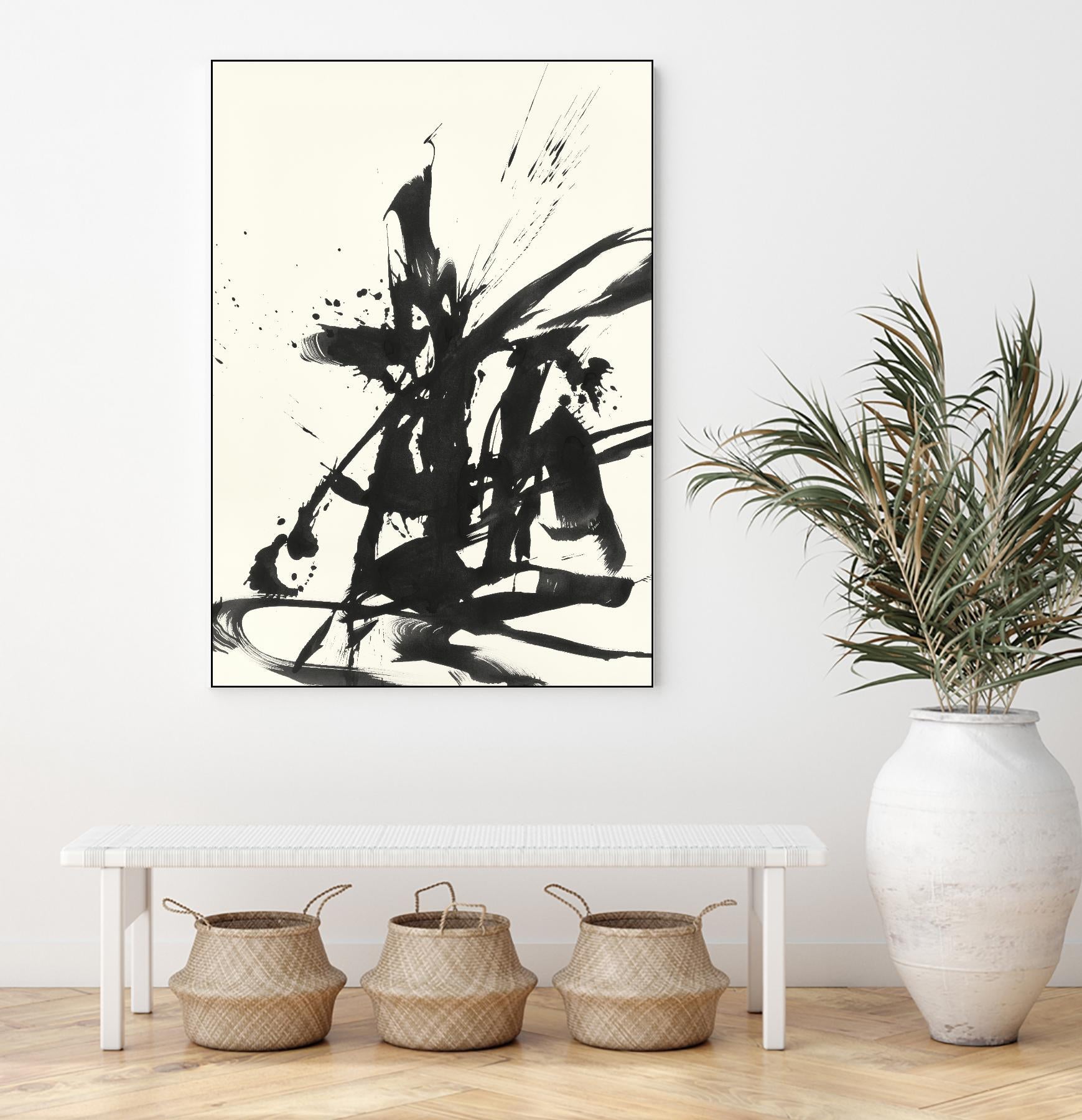 Marked 1 by Paul Ngo on GIANT ART - black abstract