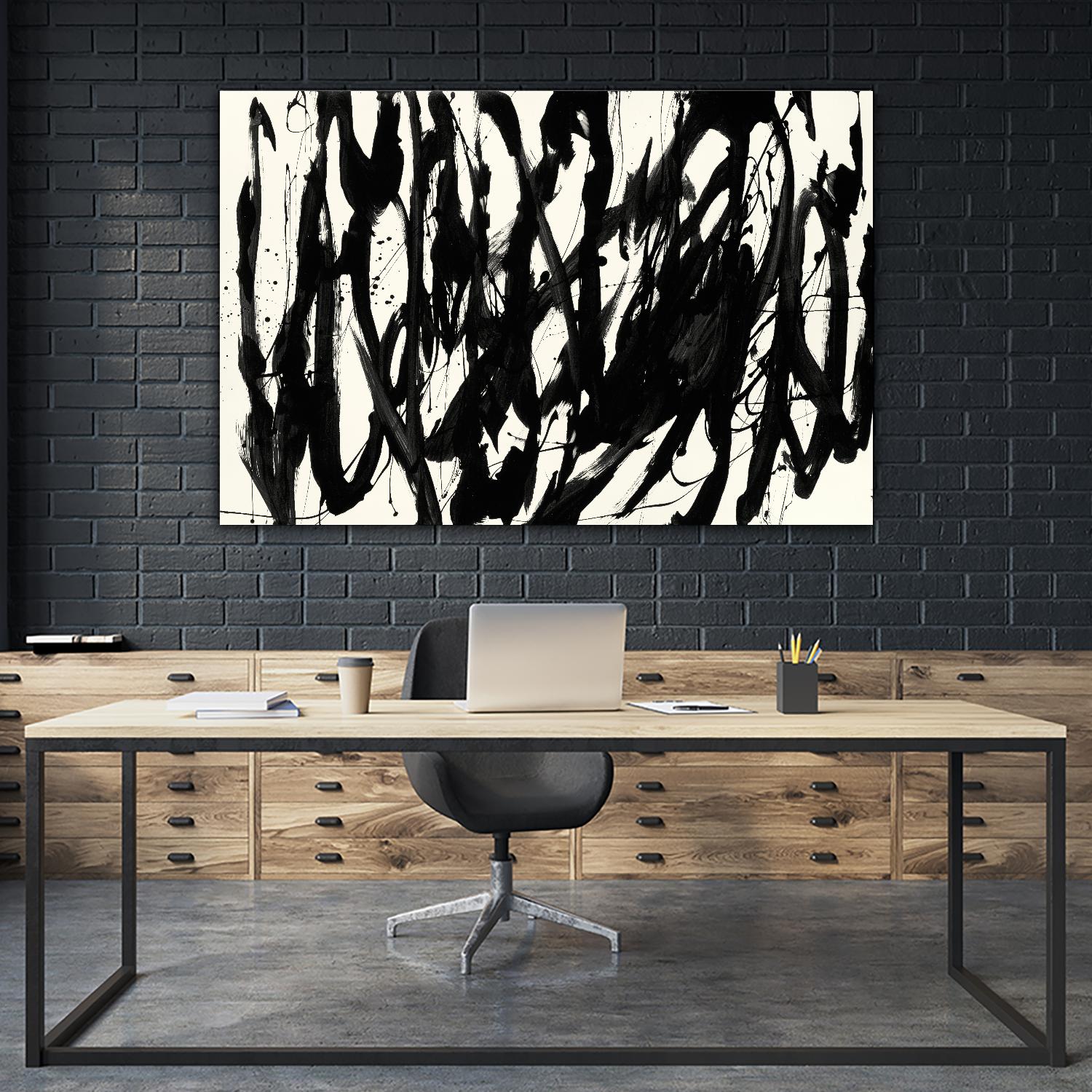 Marked 4 by Paul Ngo on GIANT ART - white abstract