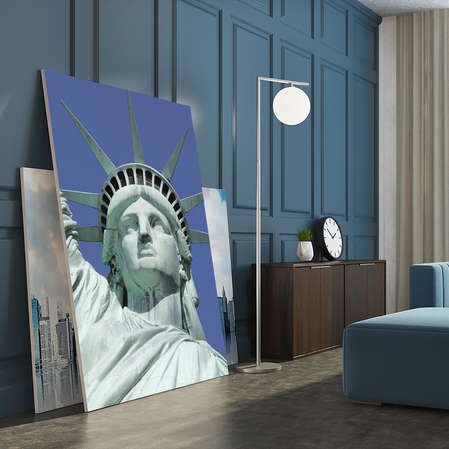 Statue of Liberty 3 by Lillis Werder on GIANT ART - blue photo art