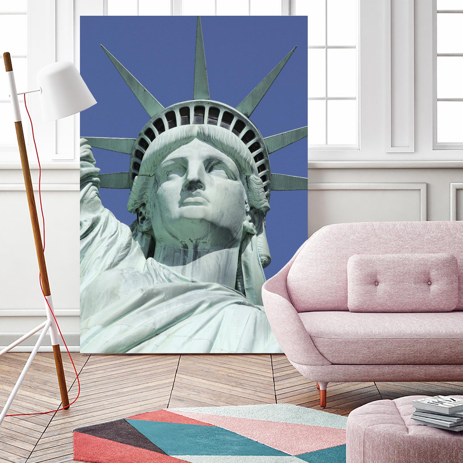 Statue of Liberty 3 by Lillis Werder on GIANT ART - blue photo art