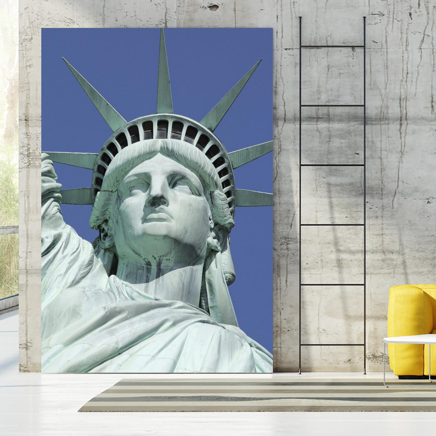 Statue of Liberty 3 by Lillis Werder on GIANT ART - blue photo art