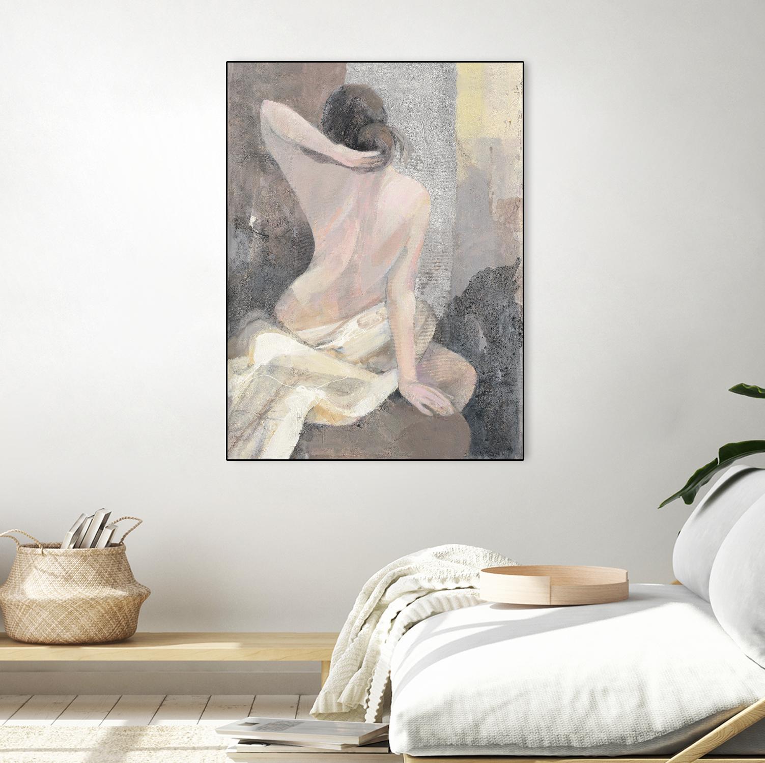 After the Bath I by Albena Hristova on GIANT ART - beige men and women