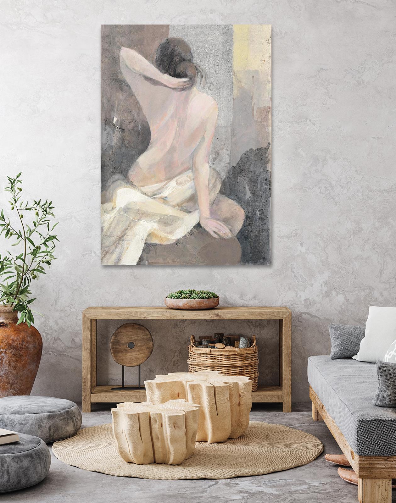 After the Bath I by Albena Hristova on GIANT ART - beige men and women