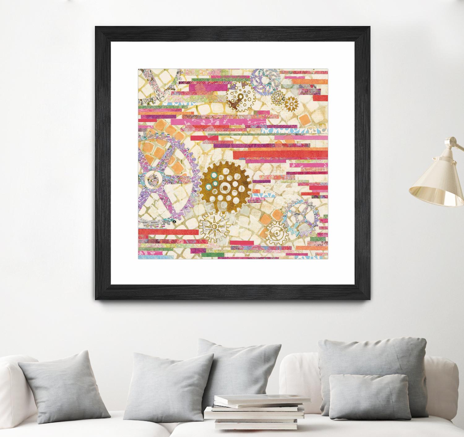 EU Timetable II on by Kathy Ferguson on GIANT ART - beige abstract