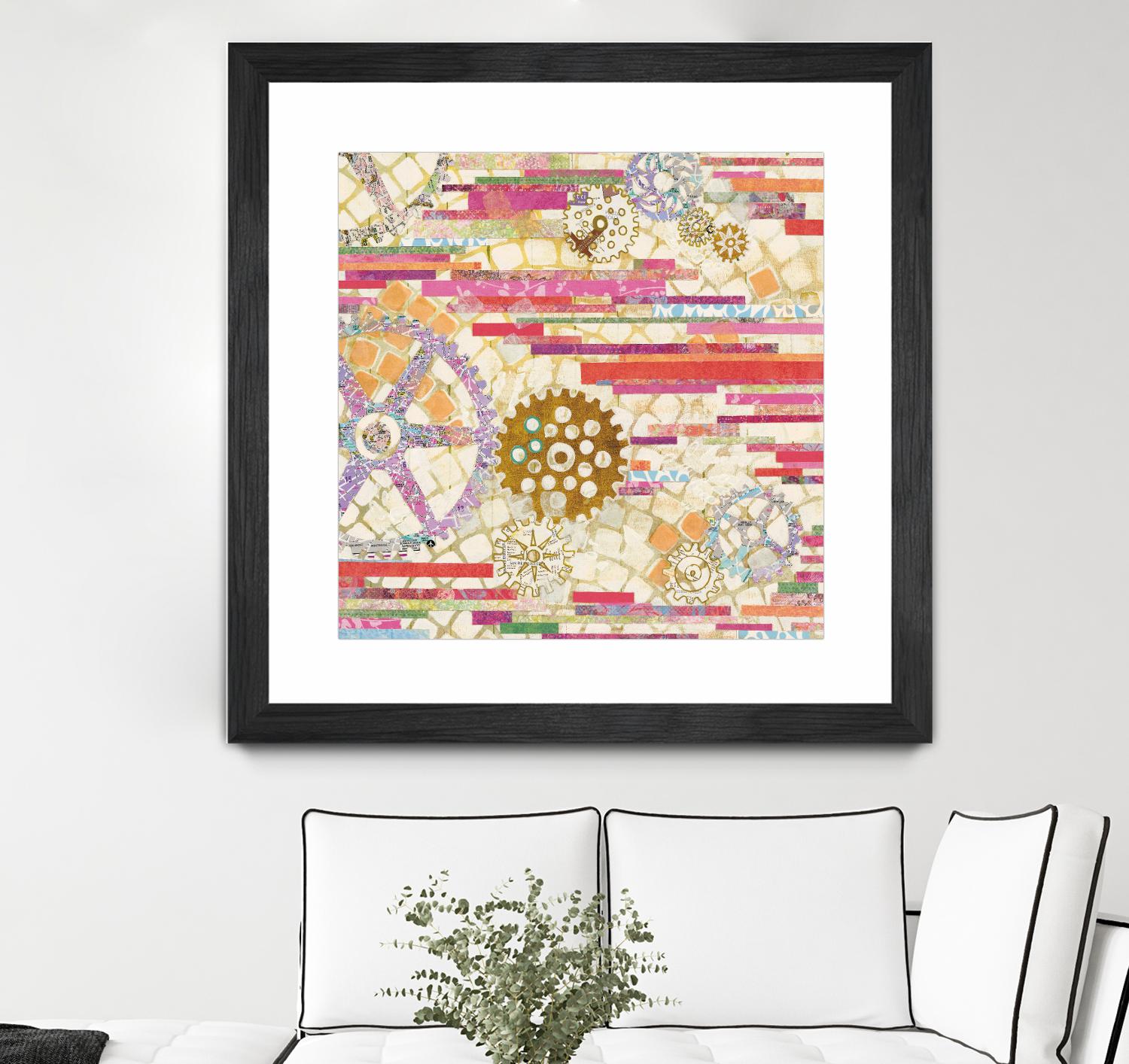 EU Timetable II on by Kathy Ferguson on GIANT ART - beige abstract